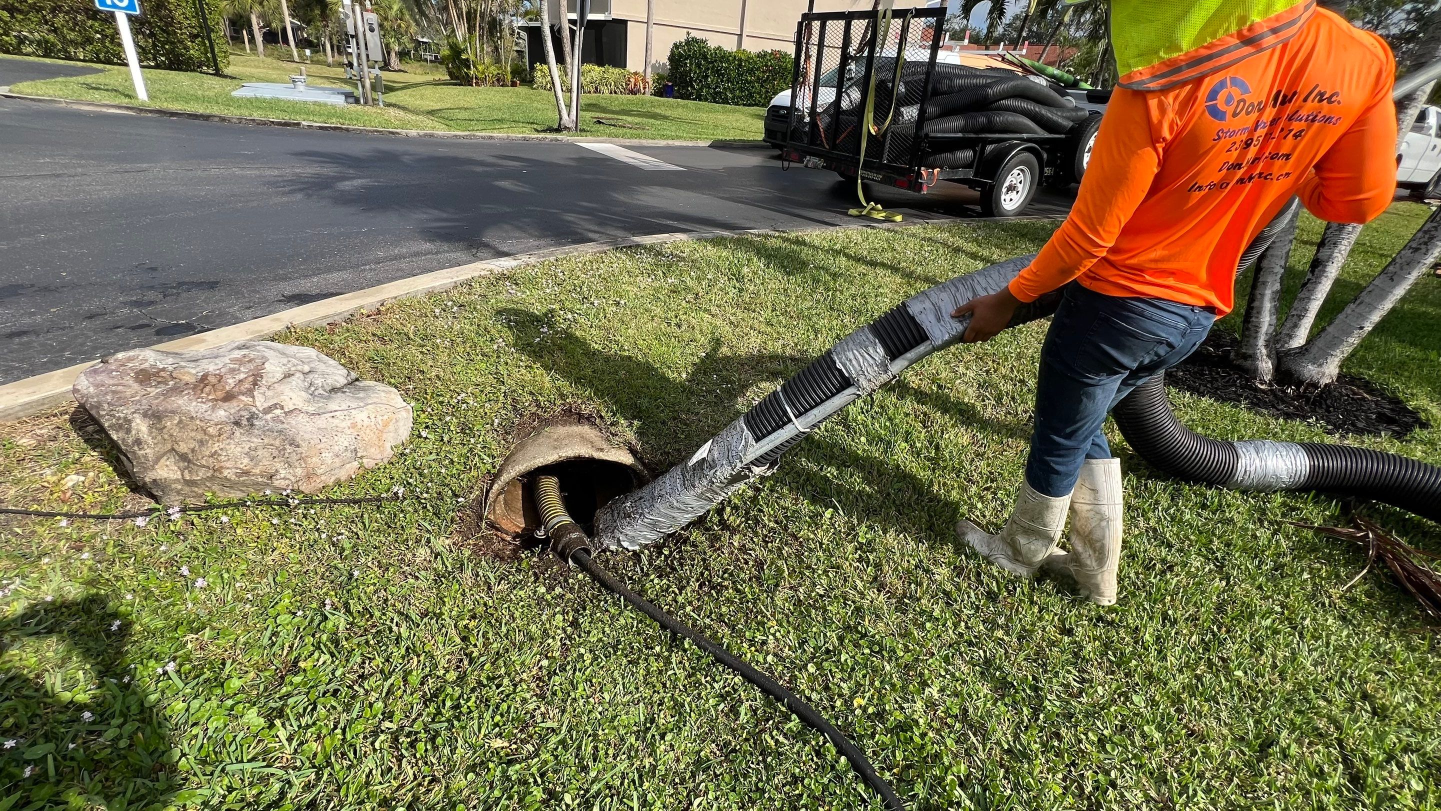 Fort Myers Community Culvert Jetting by APS Power & Water