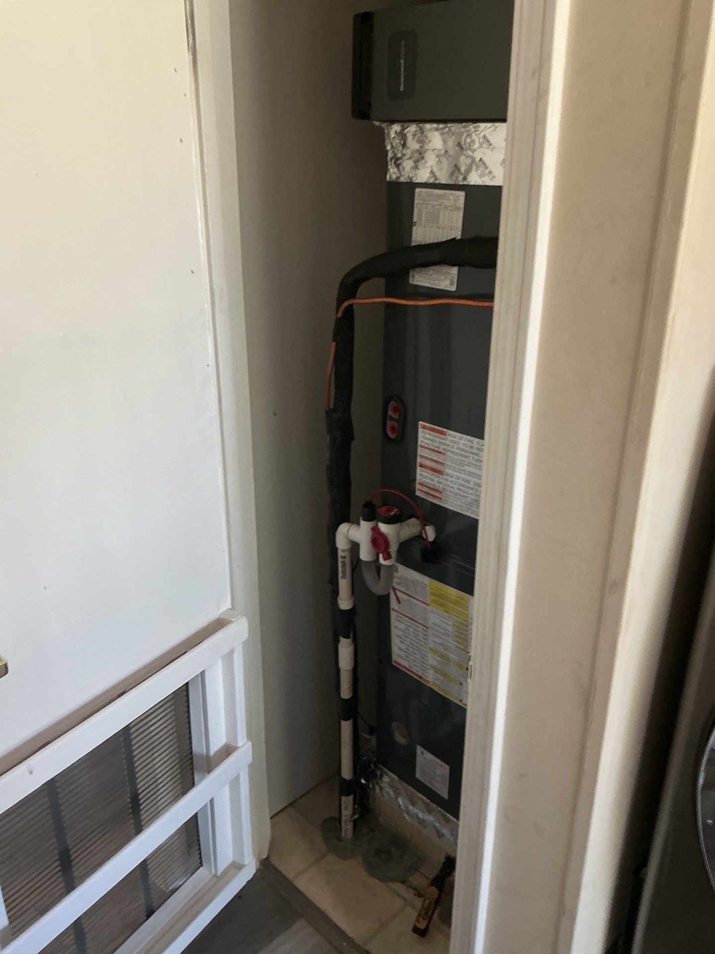 Equipment install in New Market by Elemental Heating and air conditioning LLC