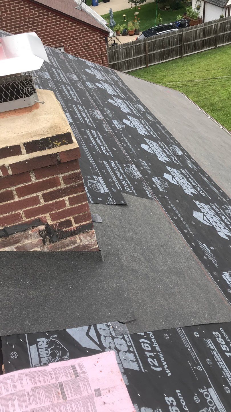 Residential Roof Replacement using Owens Corning Duration, Colonial Slate by Absolute Roofing and Construction