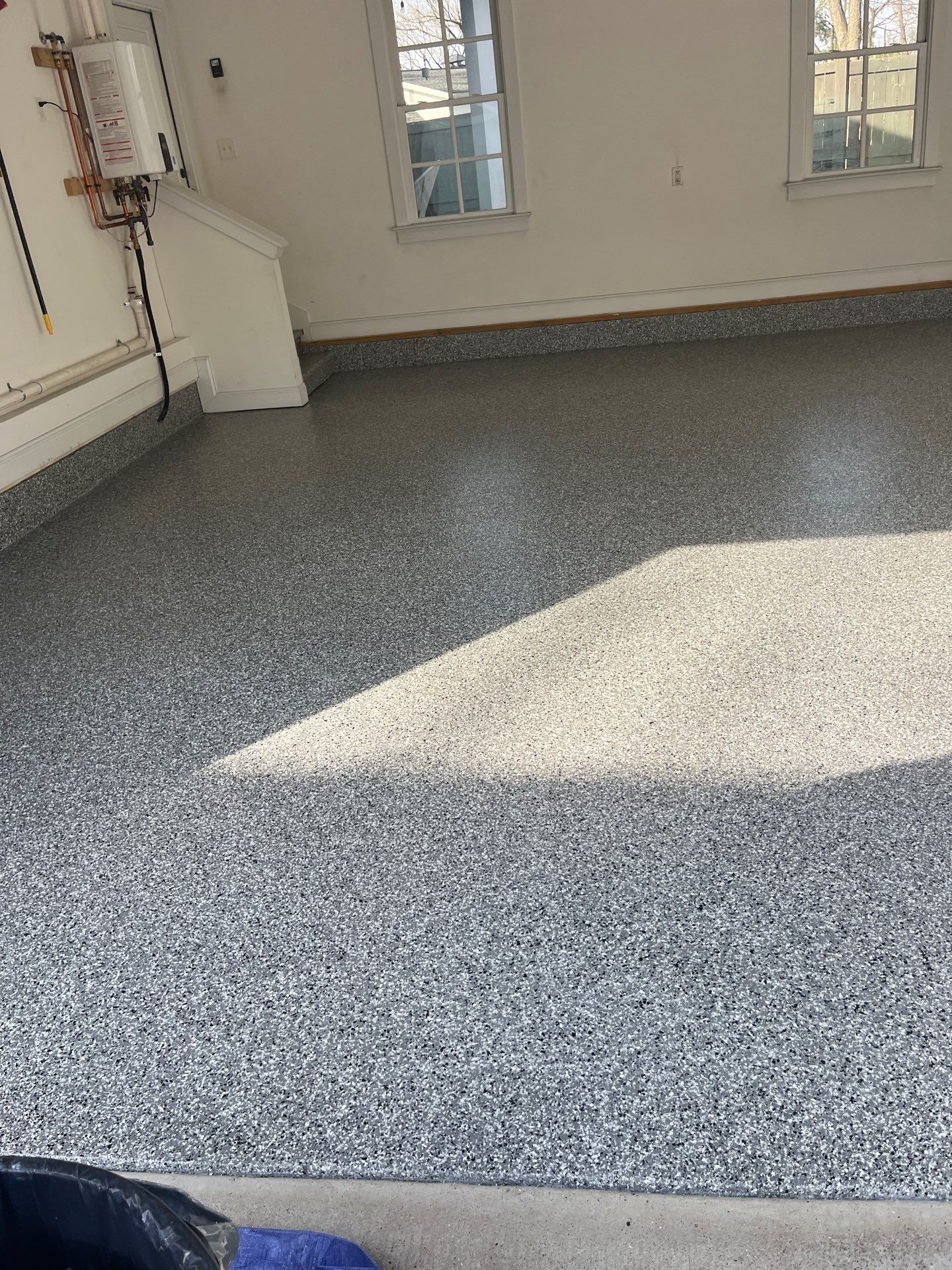 Garage Floor Coating using Wombat by My Garage Floor Guys