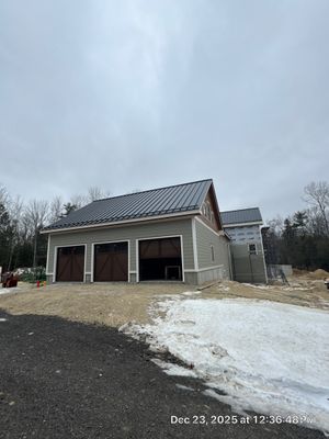 Standing Seam Metal Roof Installation — New Construction in New Ipswich, NH