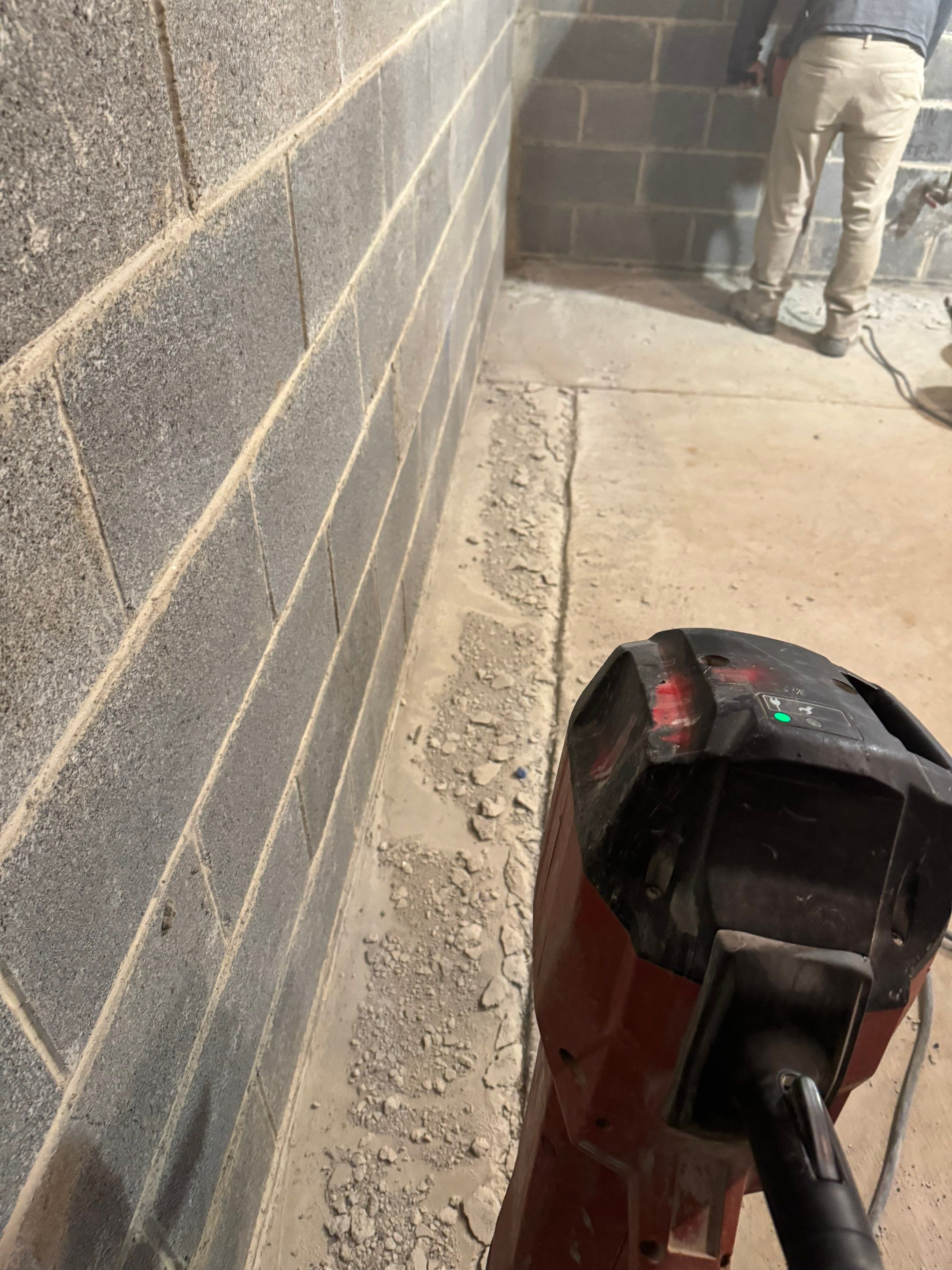 Interior French Drain West Orange, New Jersey by Pure Service Pro, LLC 