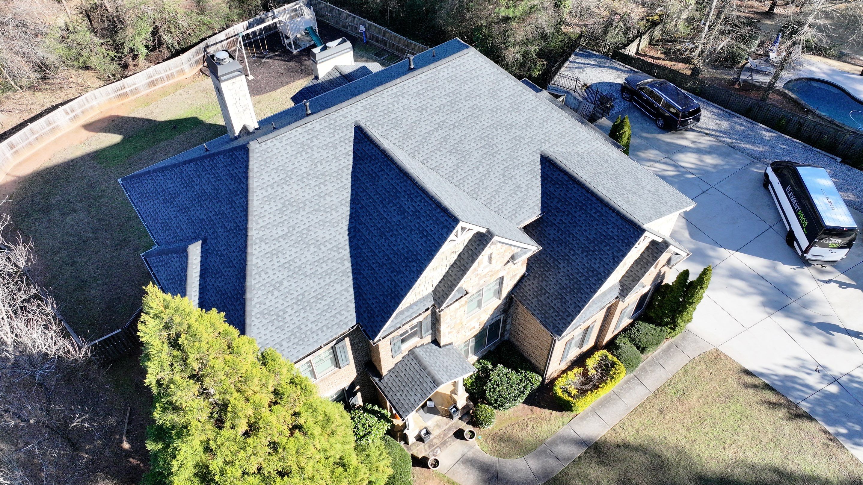 GAF Timberline HDZ in Charcoal by Element Pros Roofing, LLC