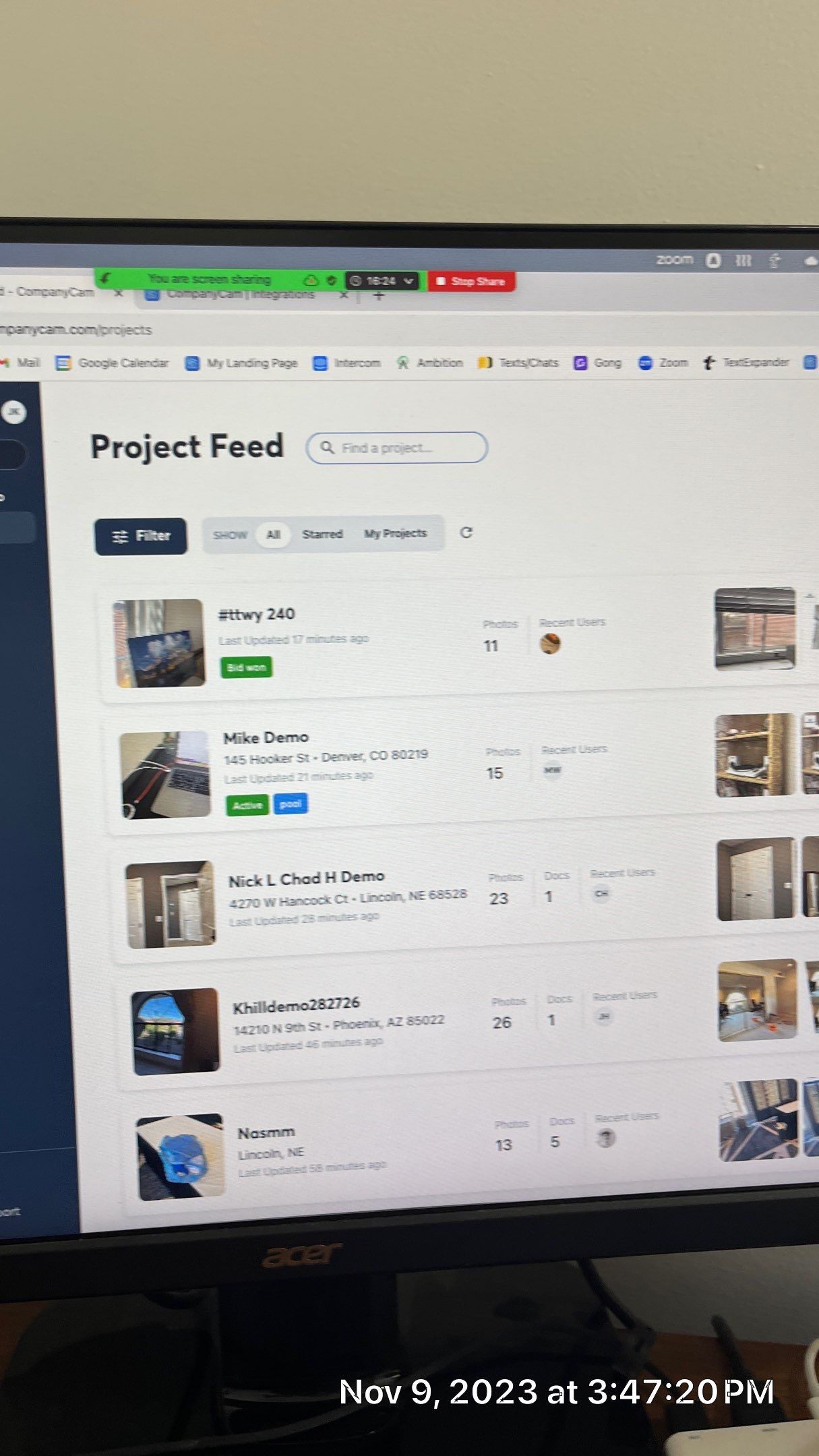 kjbgkljhgklhjg by CompanyCam Sales Demo