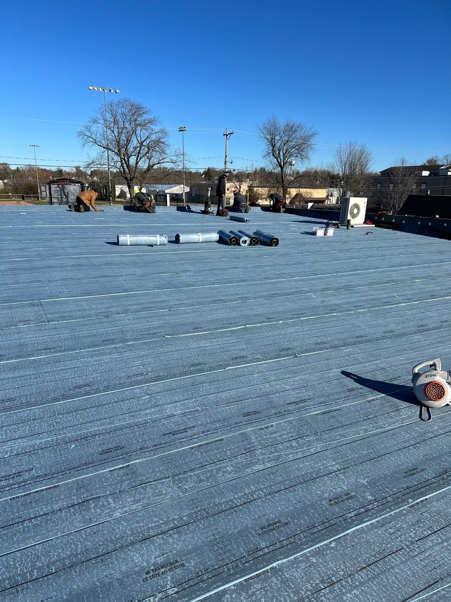 Commercial Roofing using Certainteed Flintastic Self Adhered by Stendahl Services