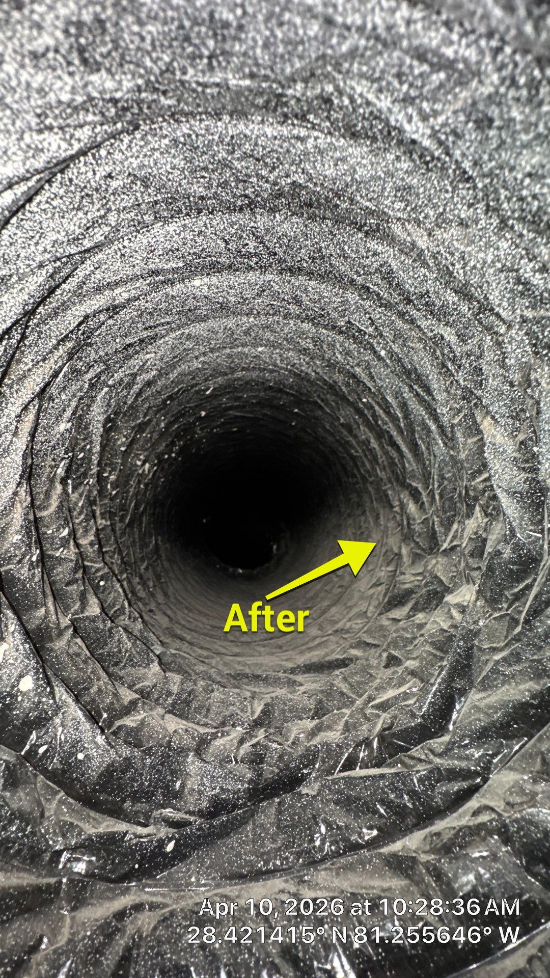 Air Duct Bath Fan Exhaust Cleaning in Orlando by Hygienic Air, Inc