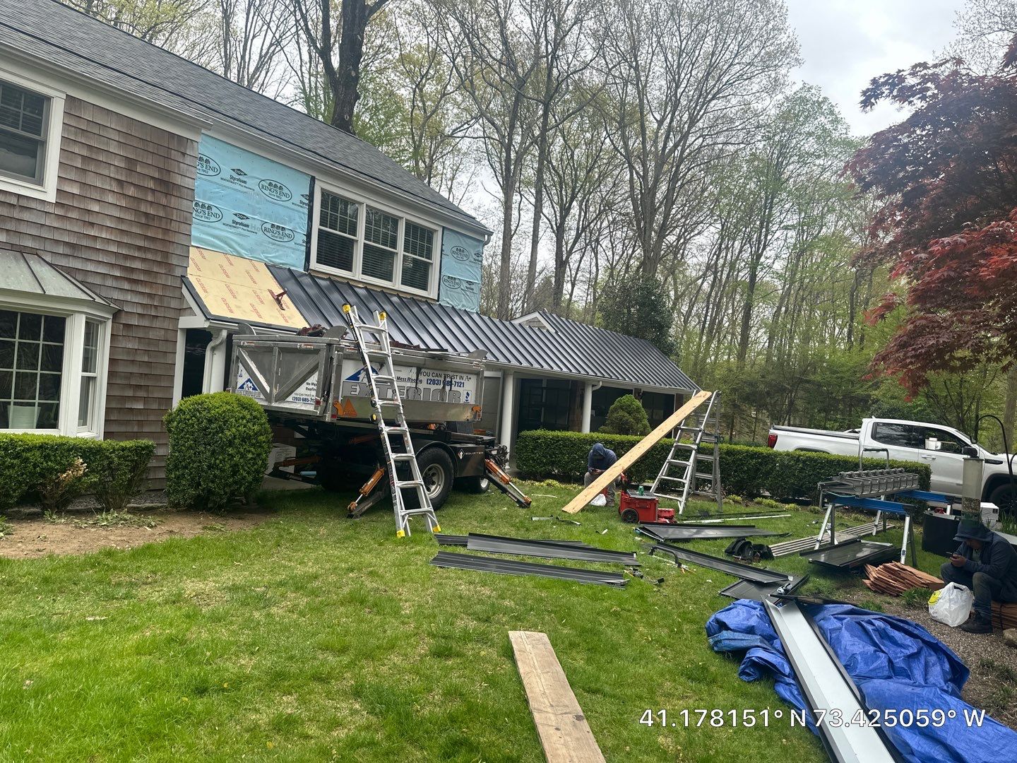 Residential Roofing Installation using Owens Corning TruDefinition Duration - Estate Gray by A Plus Exterior