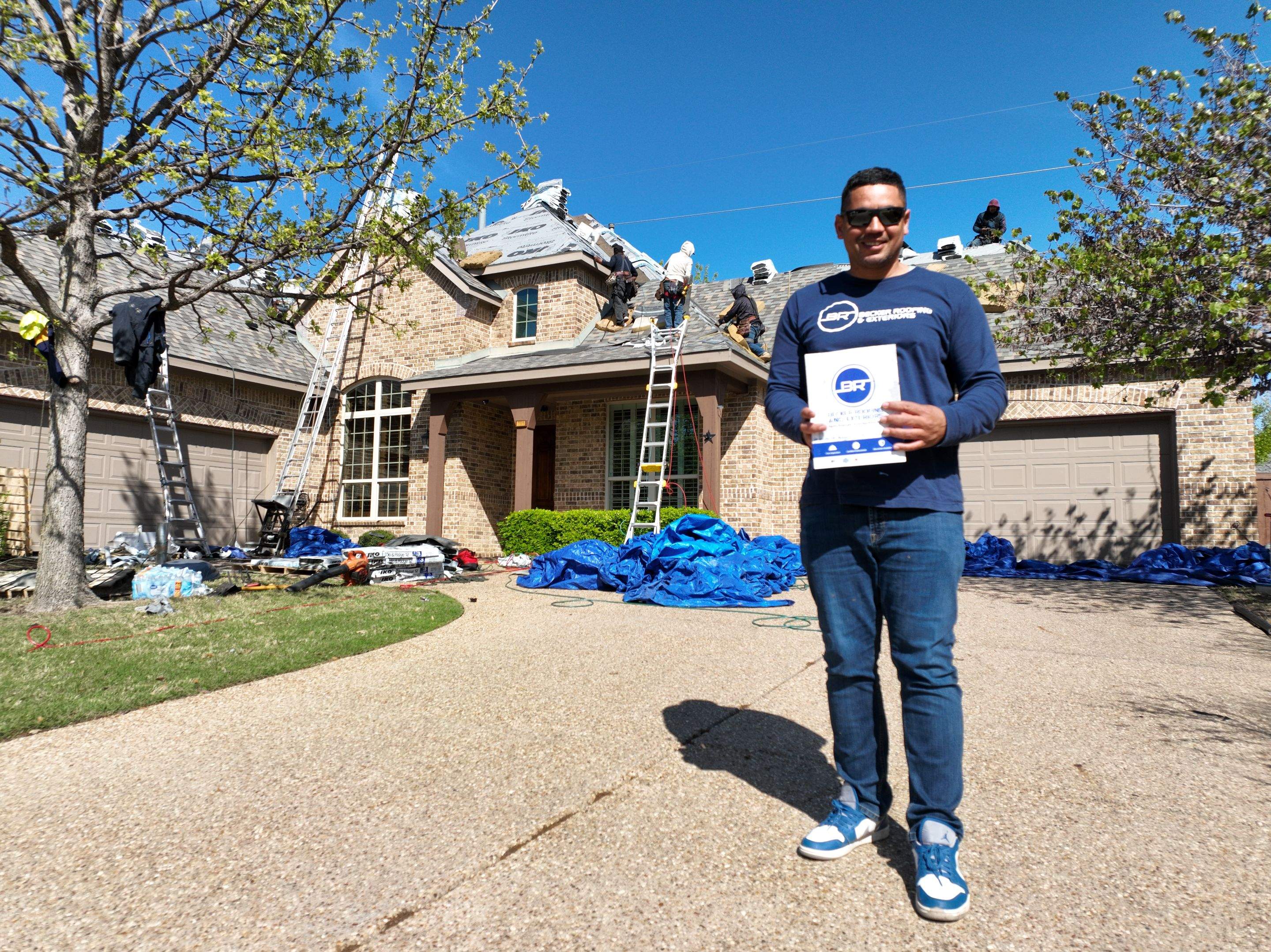 Residential Roofing Installation using Iko Dynasty by Becker Roofing and Exteriors