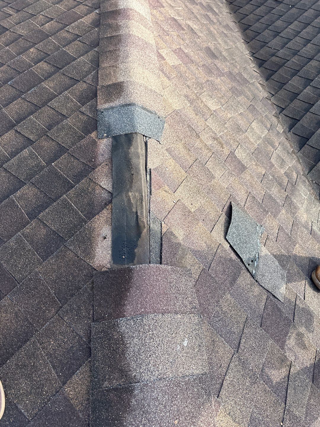 Hail Damage using Owen's Corning Duration (Lifetime) Shingles by Roof Repair Company