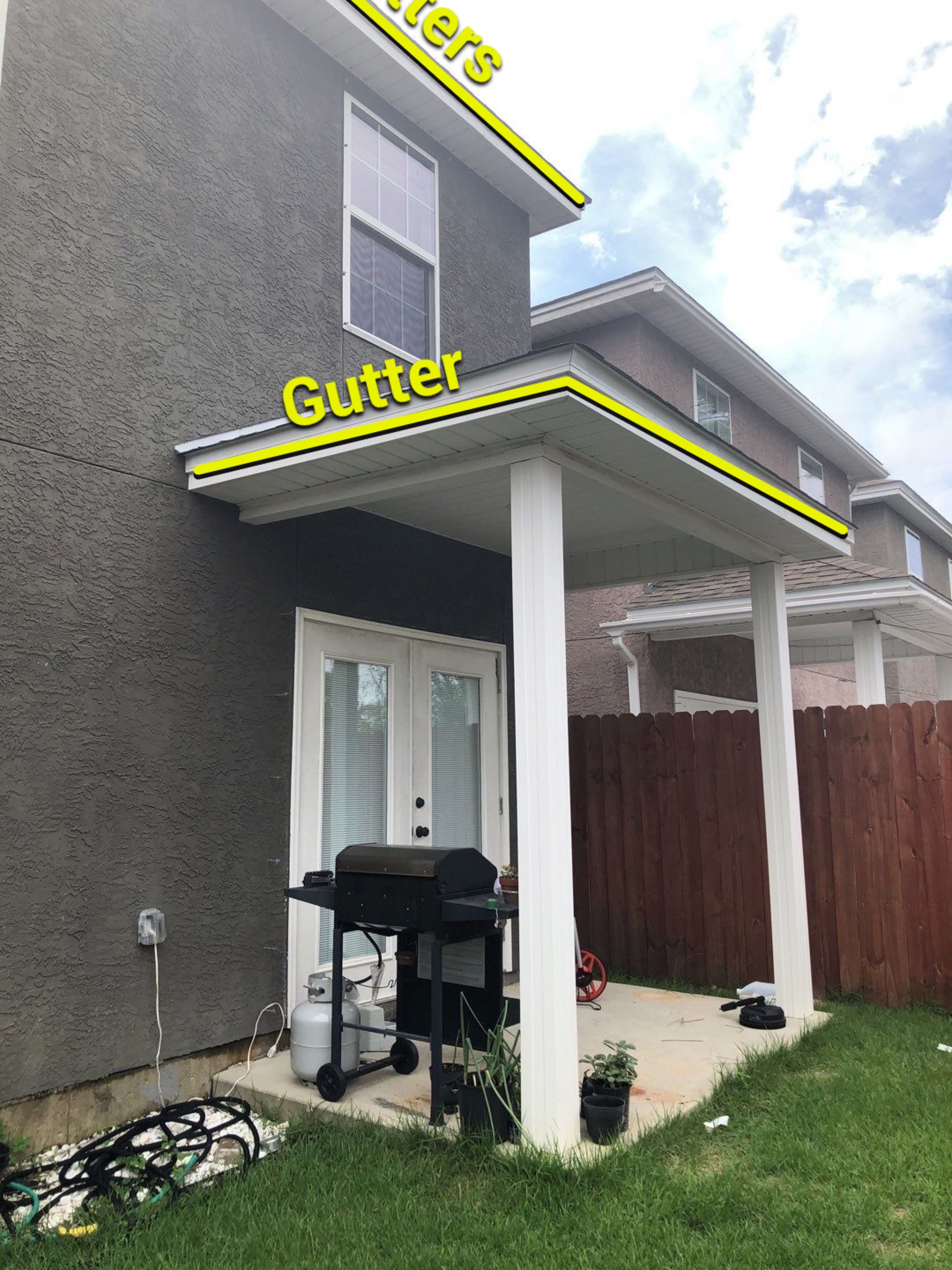 Seamless Gutter Installation using White K-Style Gutters by Gutter Professors