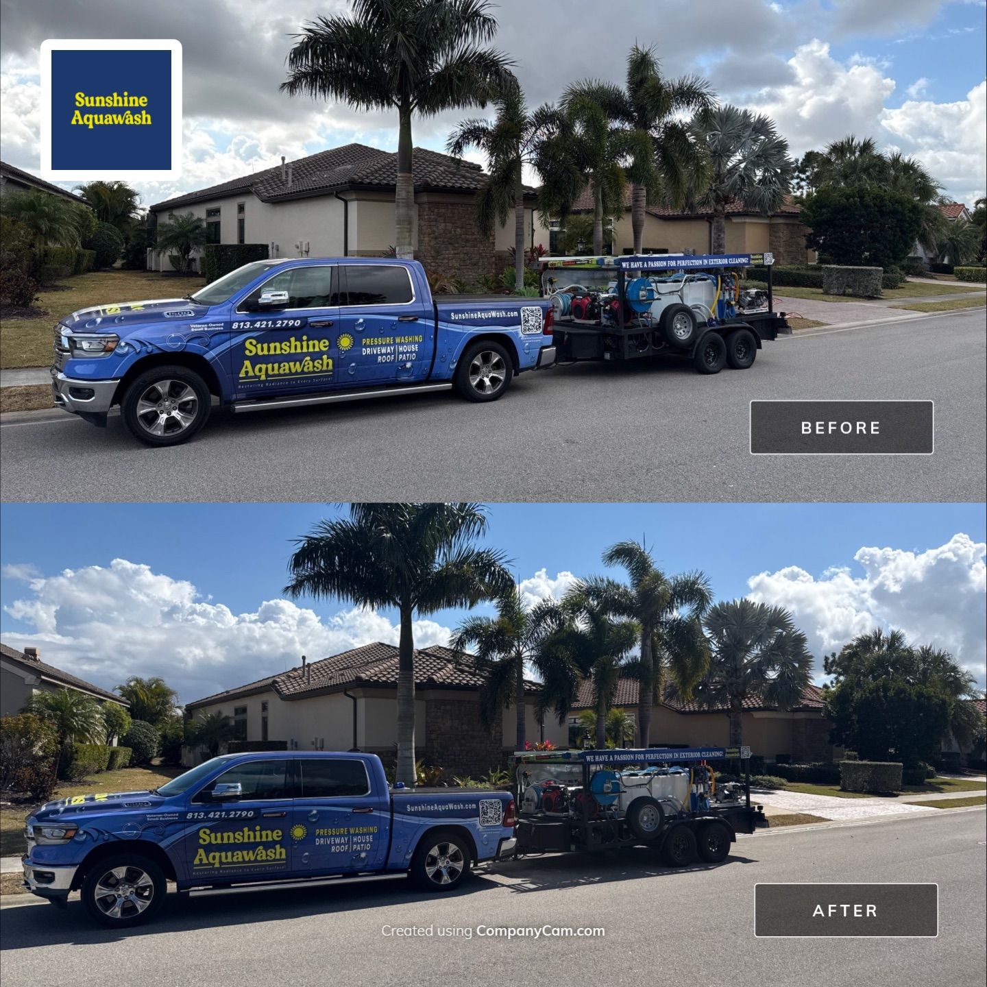 Barrel Tile Roof Cleaning – Lakewood Ranch, FL by Sunshine AquaWash