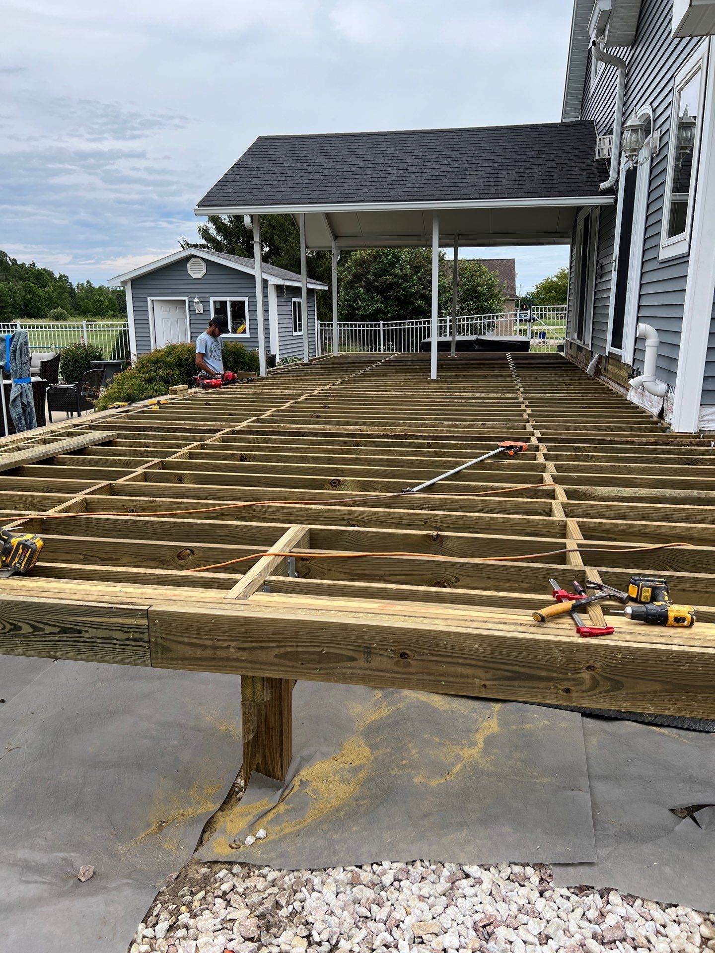 New Deck Build by Clark Builders LLC