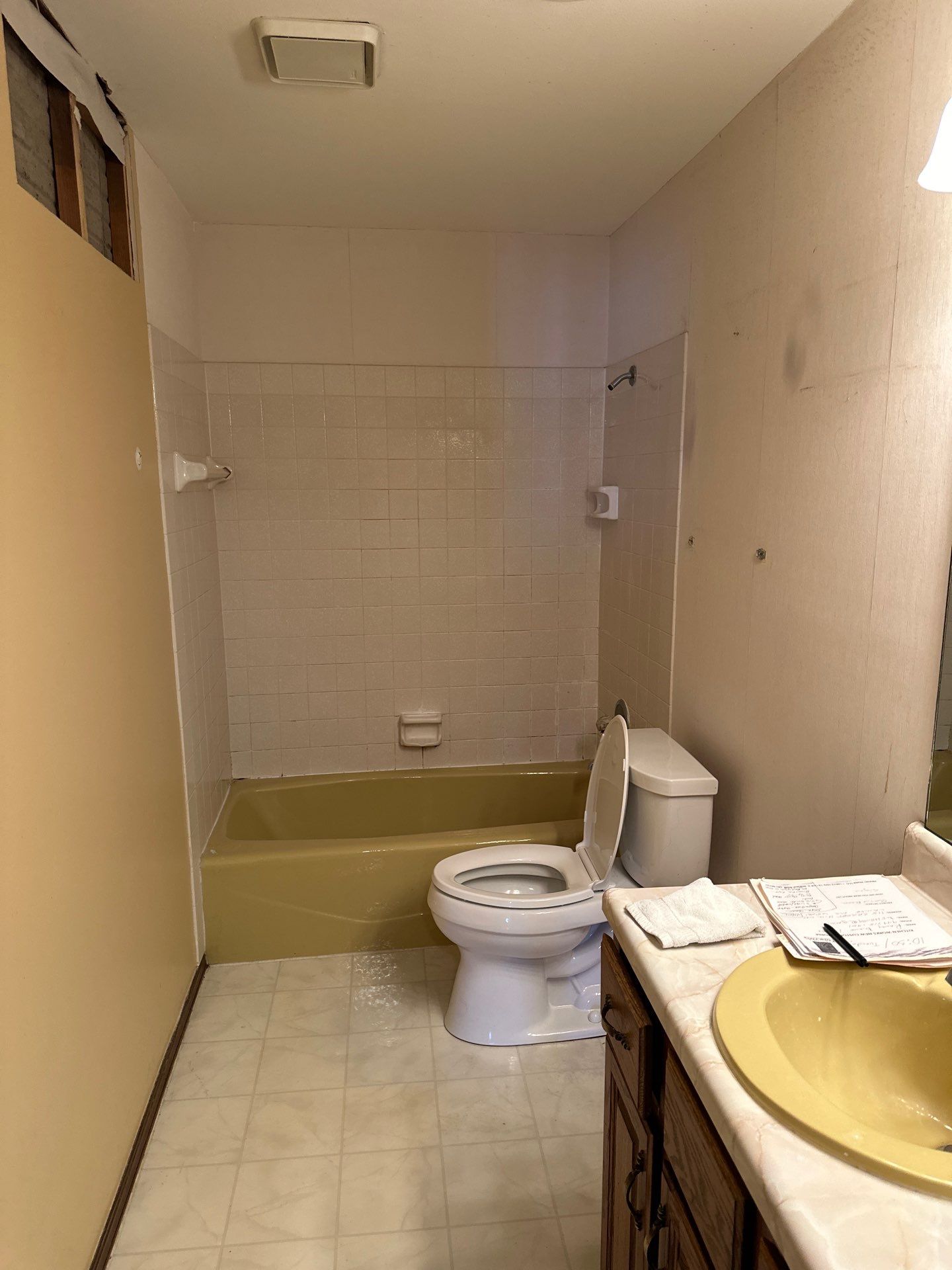 Diane's Basement Bath Remodel by Kitchen Works LLC