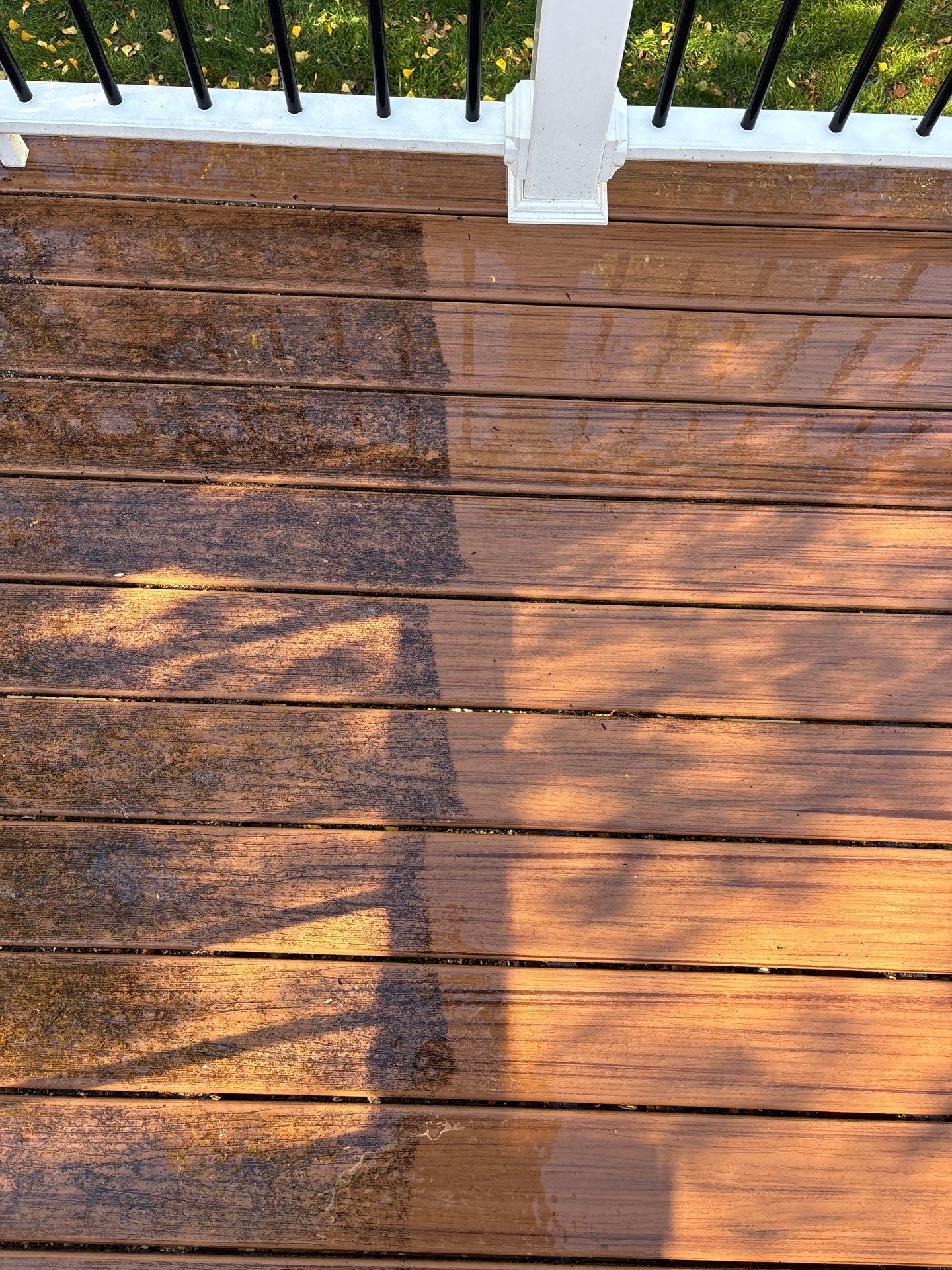 Residential Vinyl Siding Cleaning and Wood Deck Power Washing in Madison