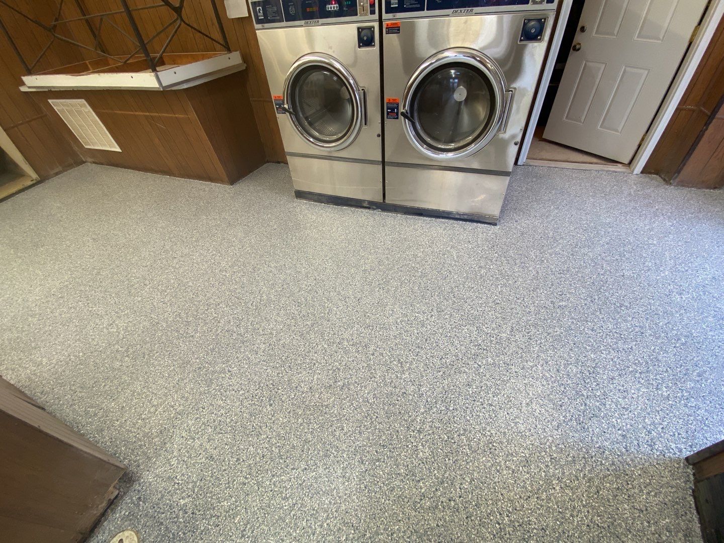 Laundromat Floor using Tidal Wave by Your1DayFloor.com