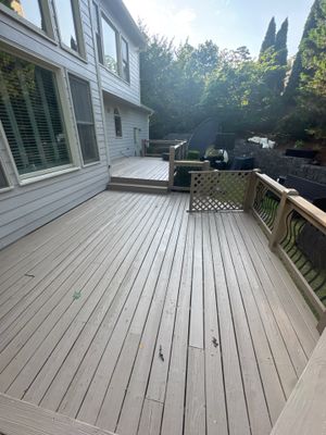 Elevated Covered Deck Construction and Porch Remodel in Mableton
