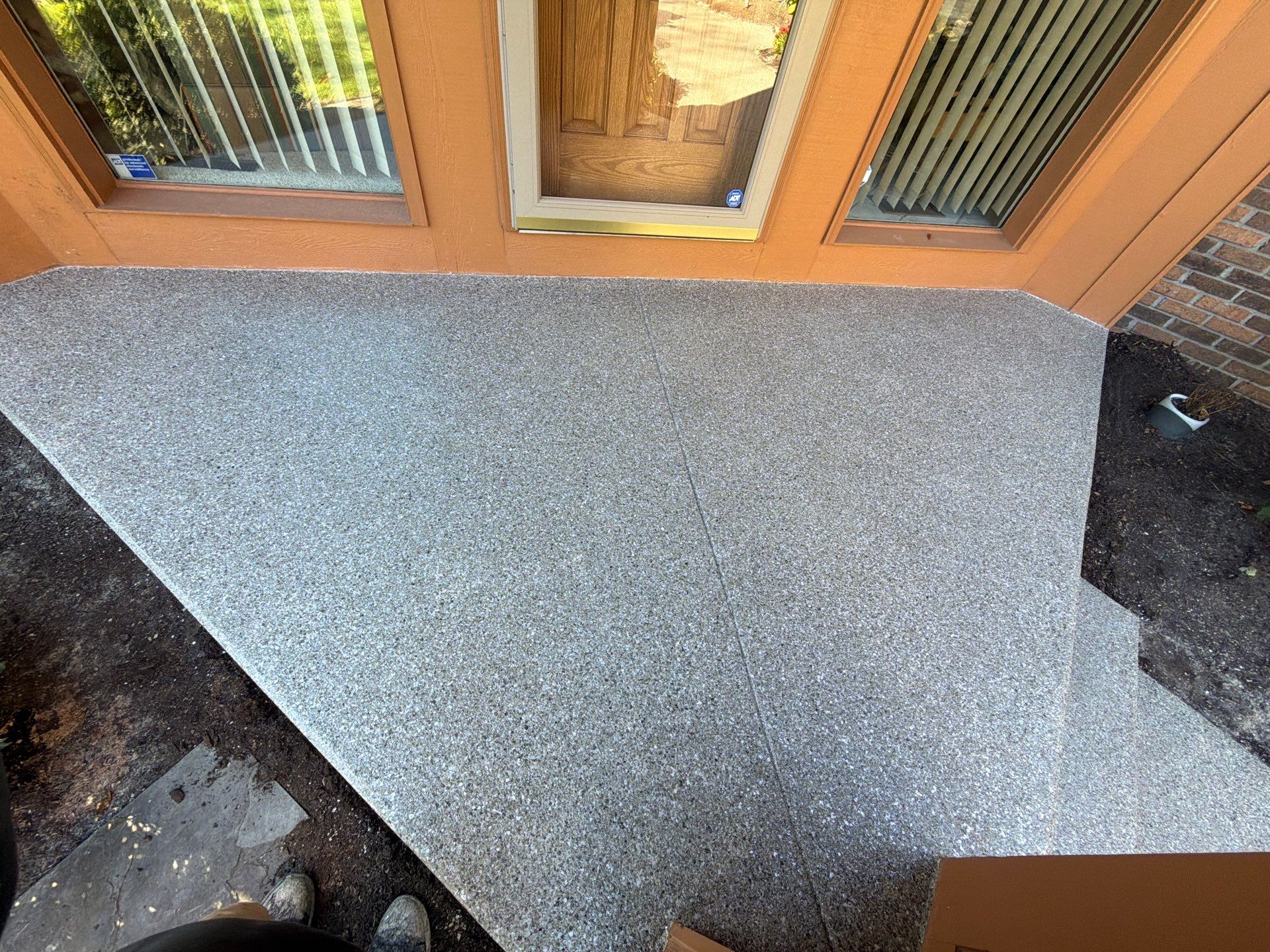 Vintage Shalestone Stoop & Sidewalk Coating by NG Masonry & Construction LLC