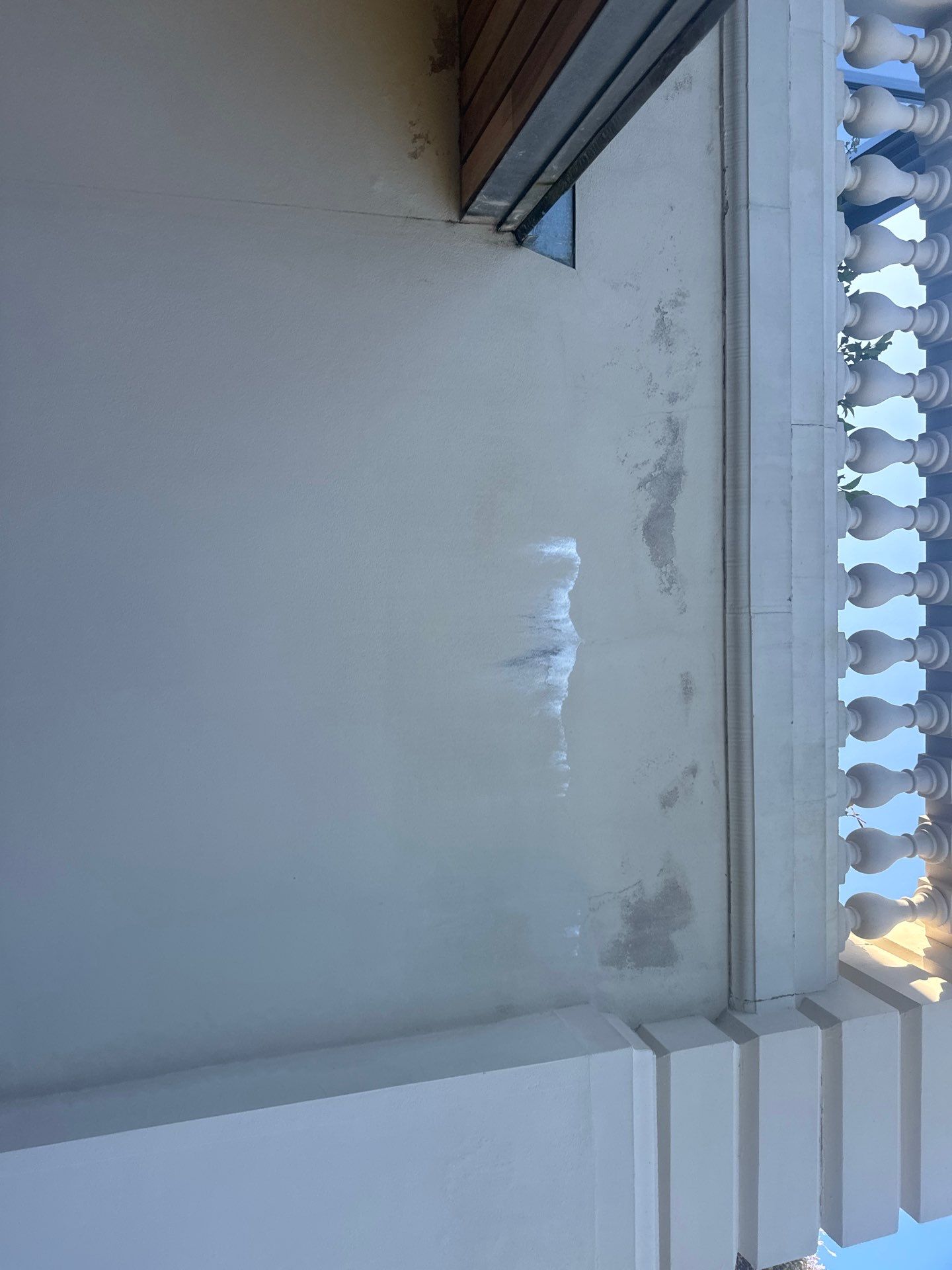 Render Clean using Honda 15lpm Low Pressure Washing Machine by Ges Exterior Cleaning ltd