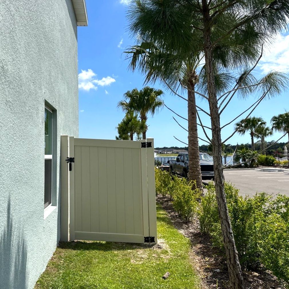 Vinyl Fence Installation using Vinyl Fence and Black 3 Rail Aluminum Fence  by Asap fence and gates, LLC