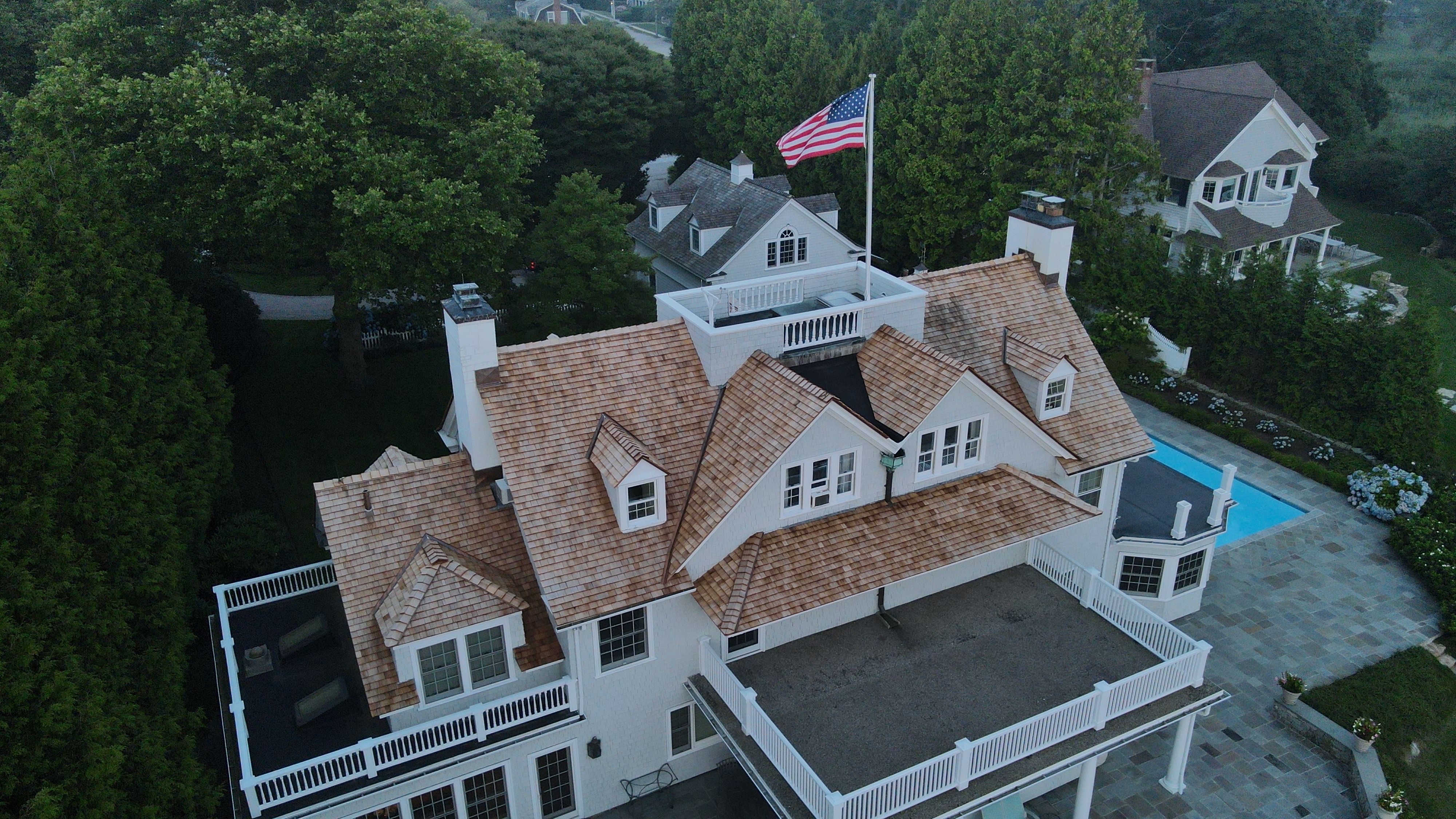 Watch Hill Private Residence - Red Cedar, Copper & Flat Roof by Rinaldi Brothers