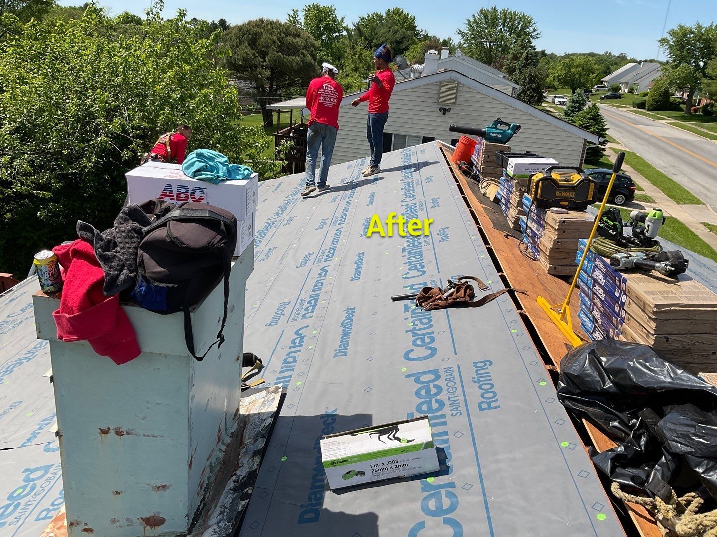 Residential Roofing Installation using CertainTeed Shingles by Alpha Design Services
