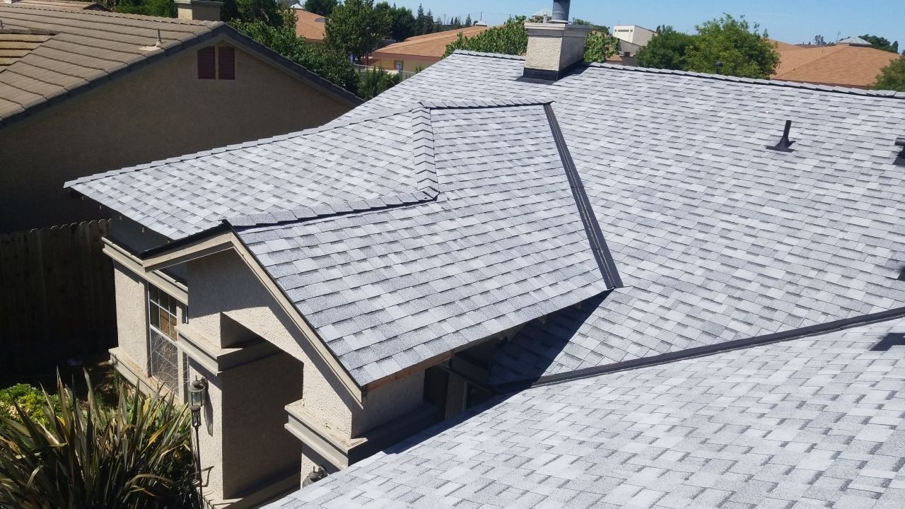 Upgraded gutters and roof by Byers Enterprises