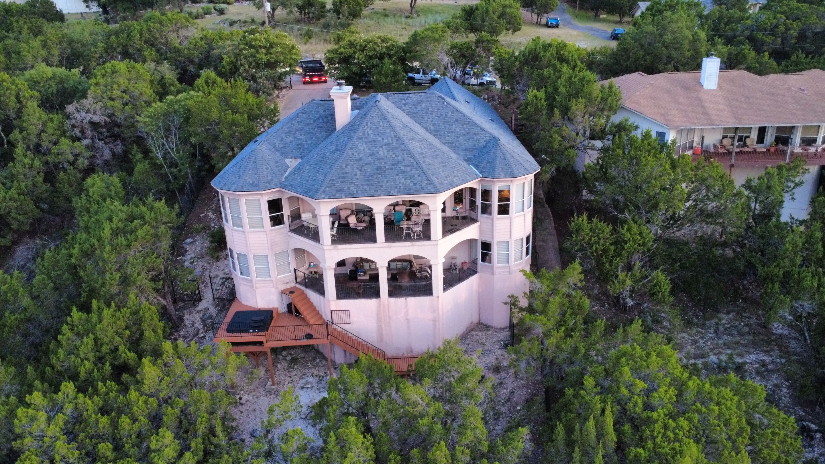 3 story roof Replacement  by Chavez Construction and Home Services 