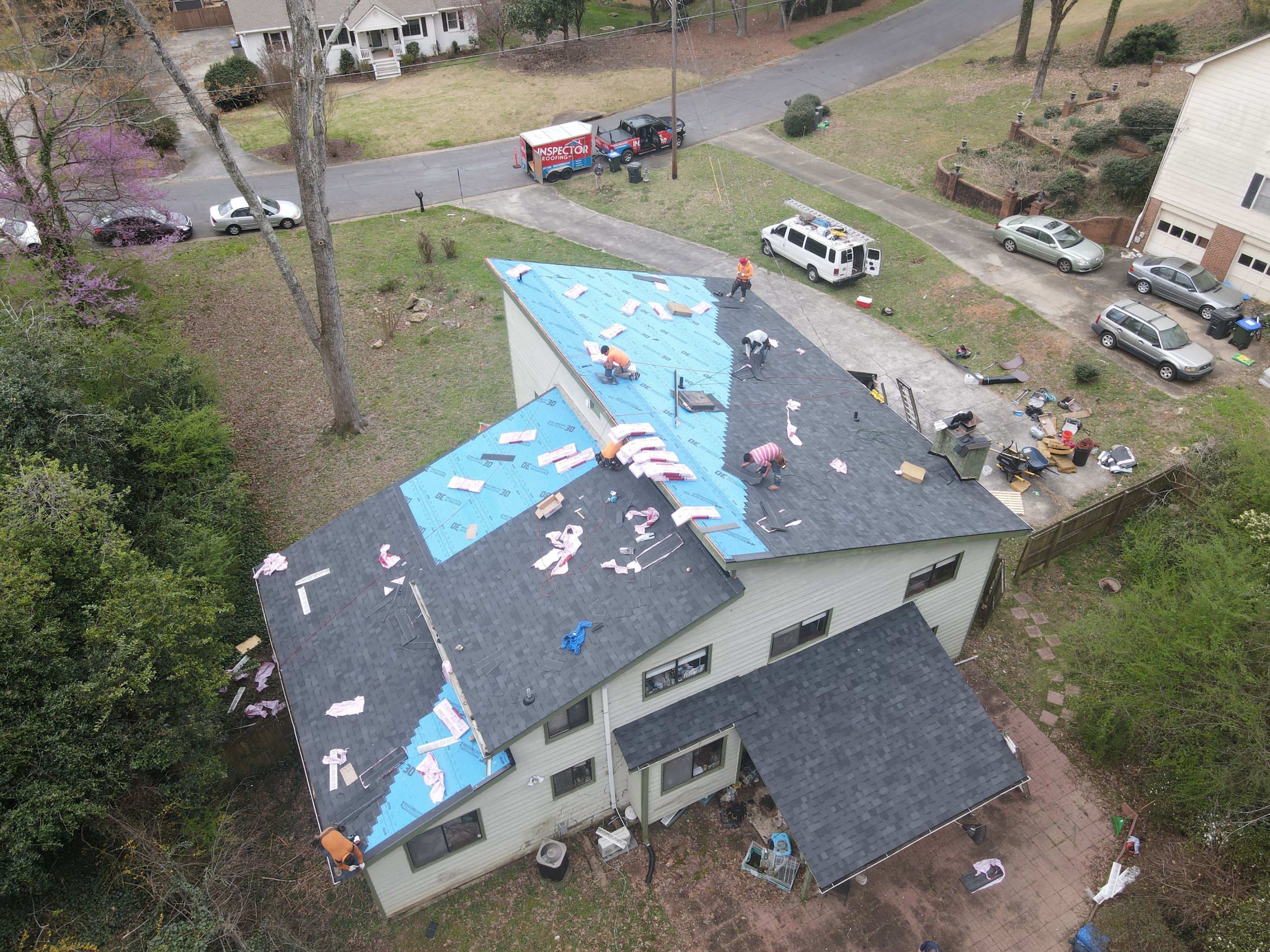 Oakridge TruDef Twilight Black Residential Roofing Installation by Inspector Roofing and Restoration