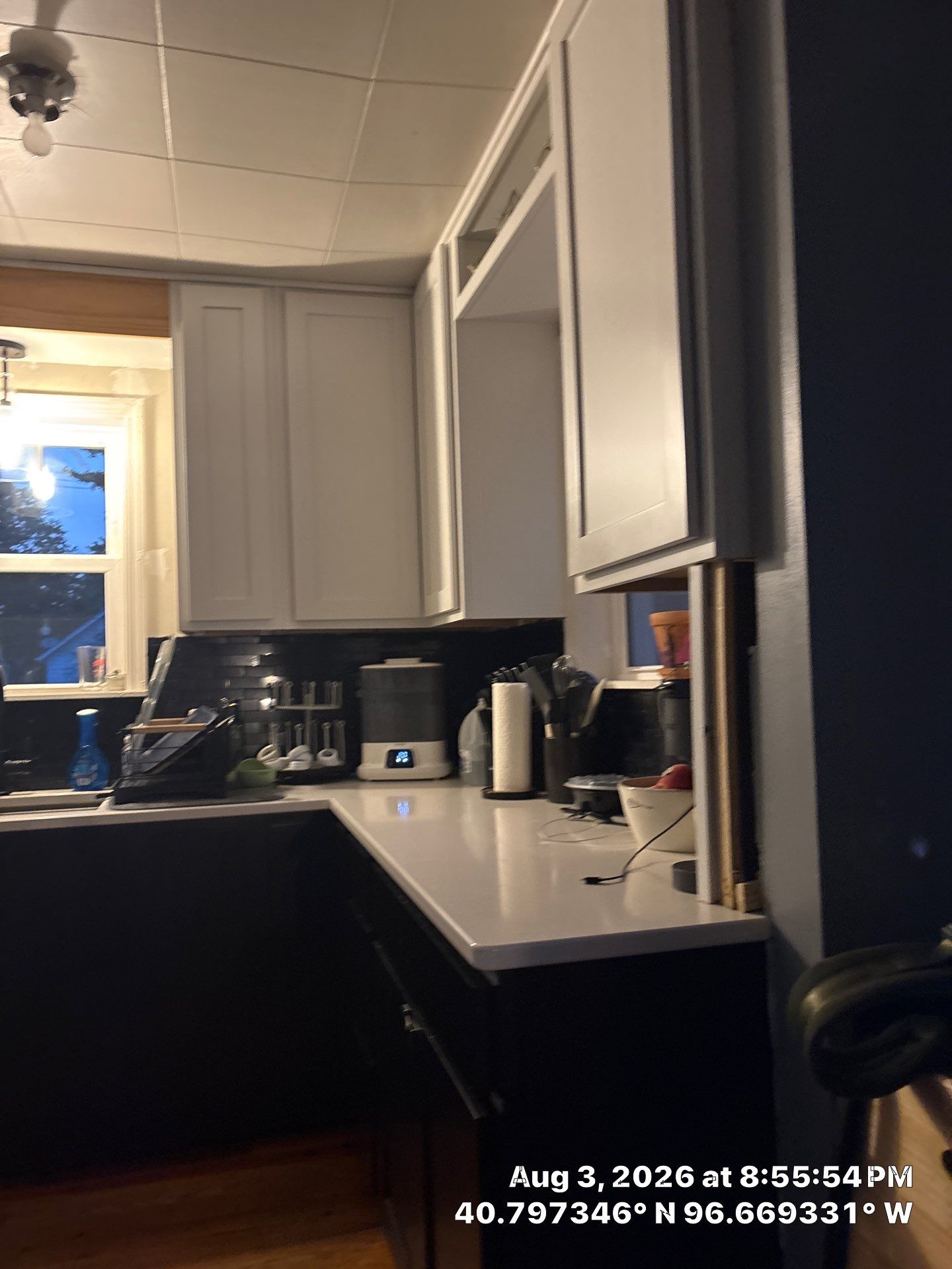 Lincoln Kitchen Remodel with Two-Tone Cabinetry and Quartz Counters by CompanyCam Sales Demo