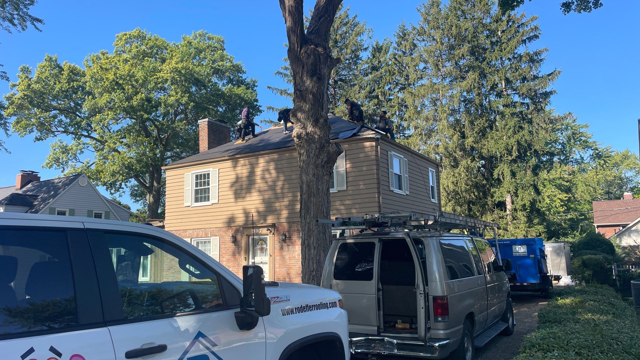 Project in Muncie, IN by Rodeffer Roofing INC