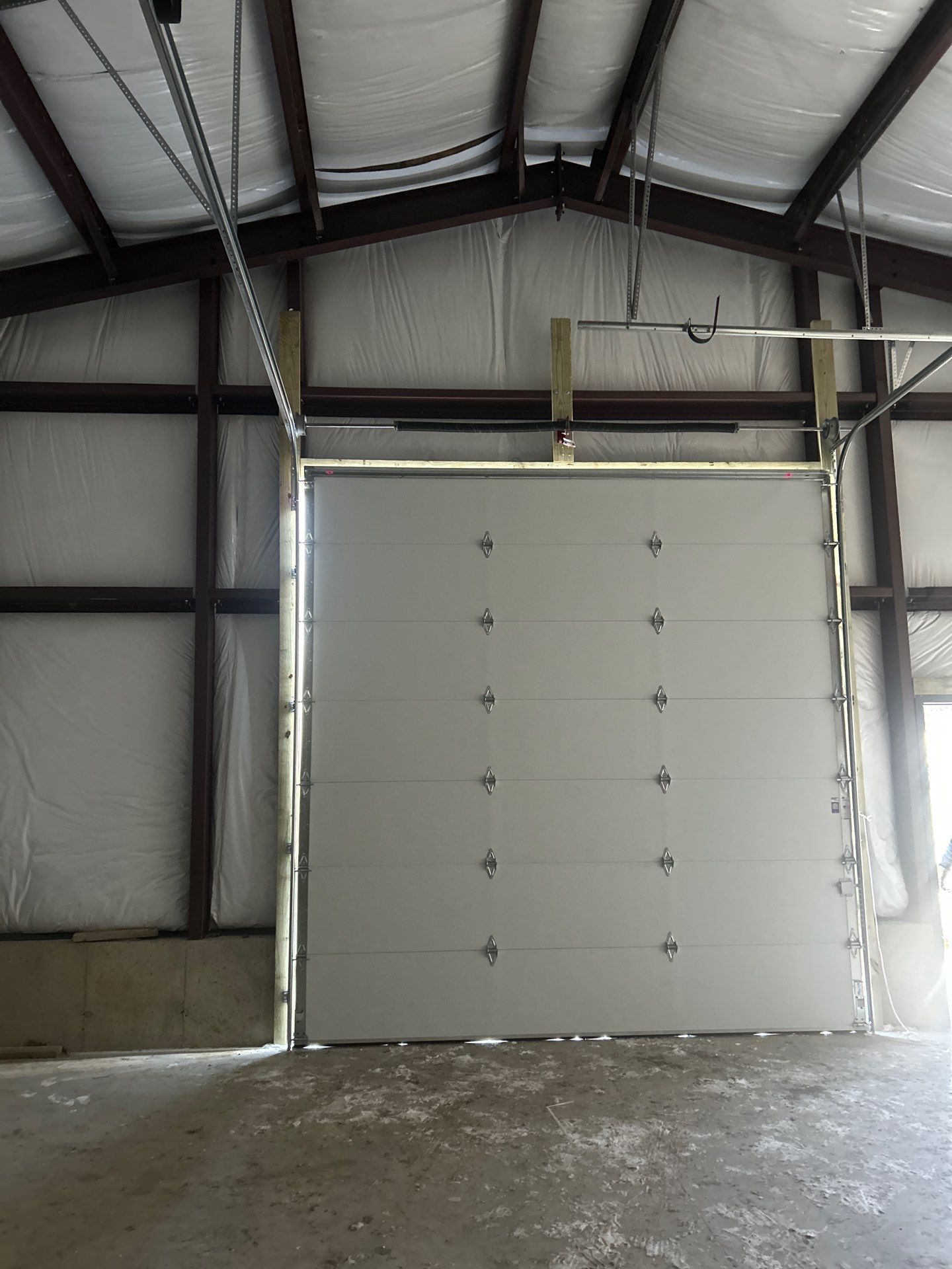 Door Installation using Raynor Encore Garage Door by Keene Door