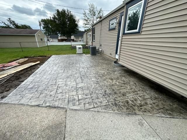 Stamped Concrete by Ivy Lea Construction