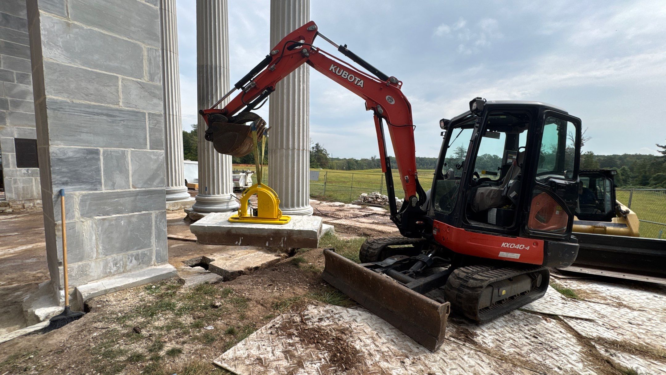 Historic Colonnade Restoration and Masonry Repair in Princeton by INTERSTATE CONTRACTING & RESTORATION