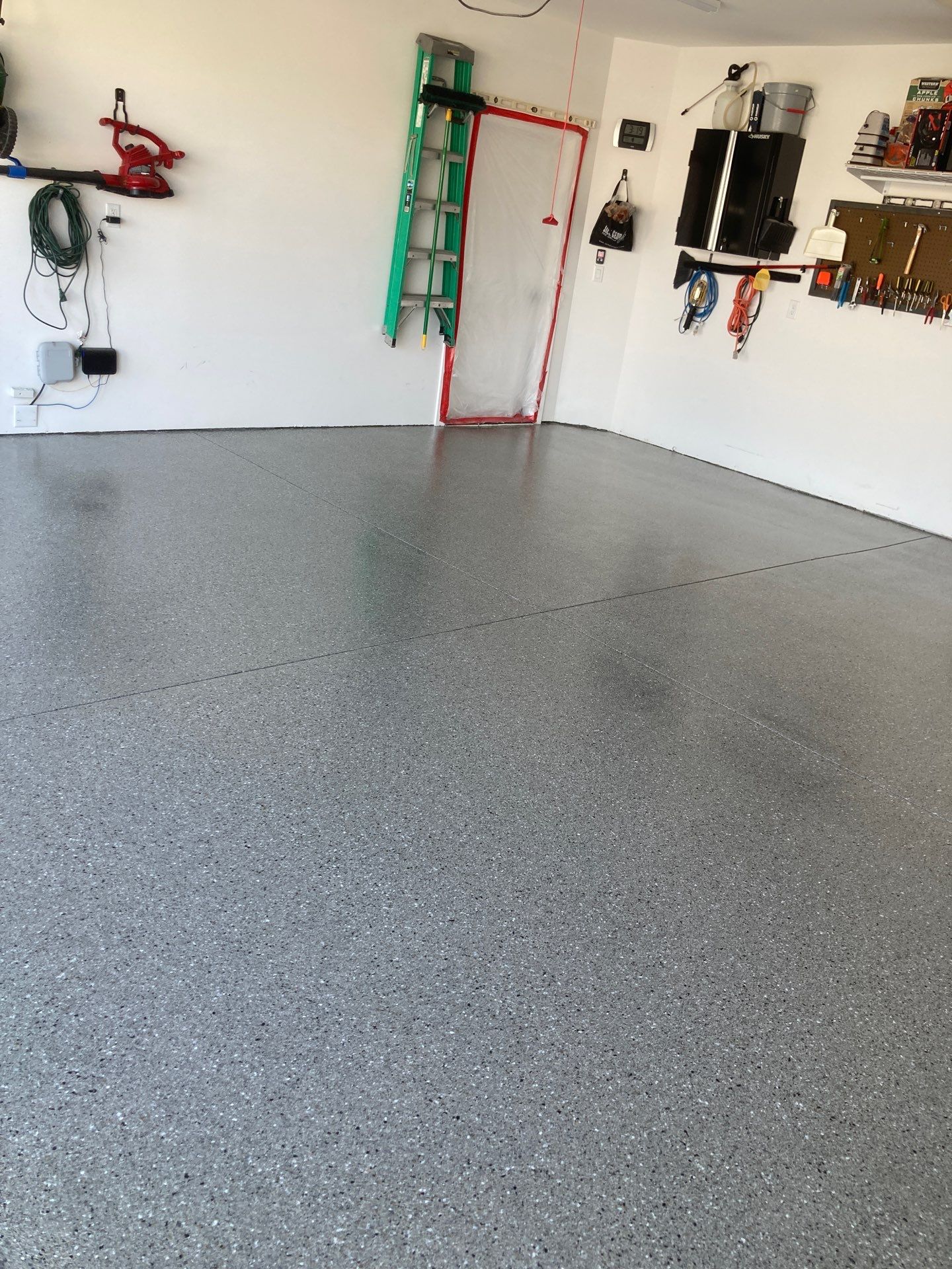 Garage Remodel using Shale Hybrid by Croc Coatings, LLC