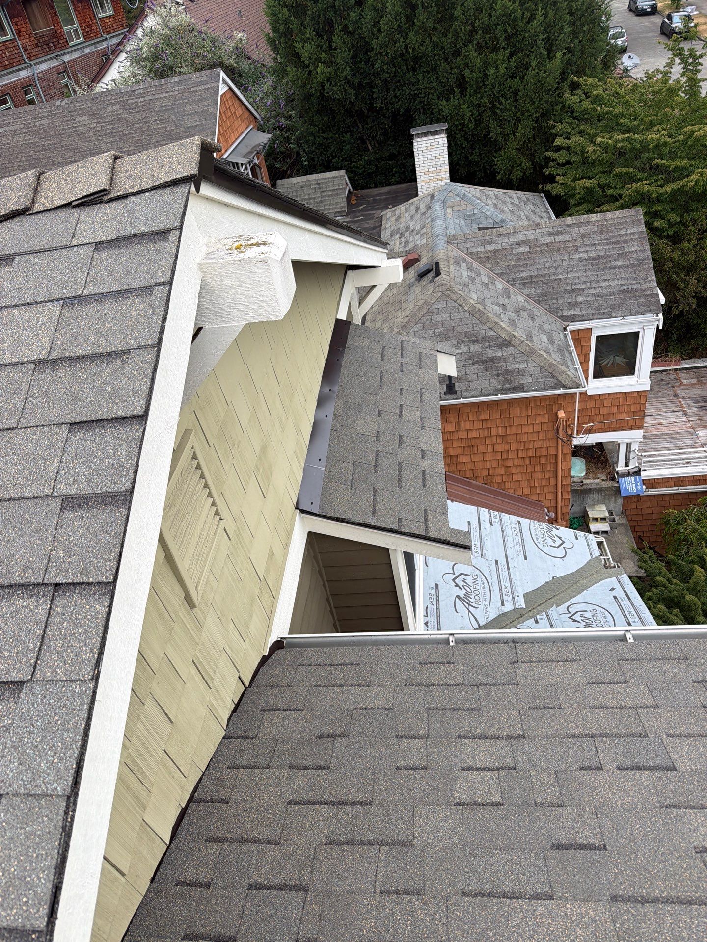 Residential Roofing Installation using GAF HDZ Shingles by Roofing Formula LLC