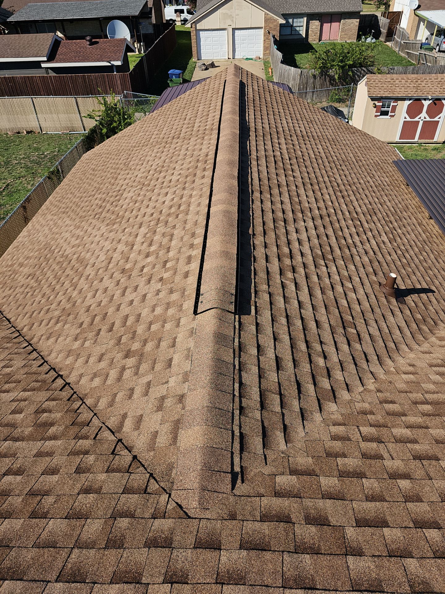 Complete Roof Replacement & Interior Ceiling Restoration in Garland, TX by road roofing llc