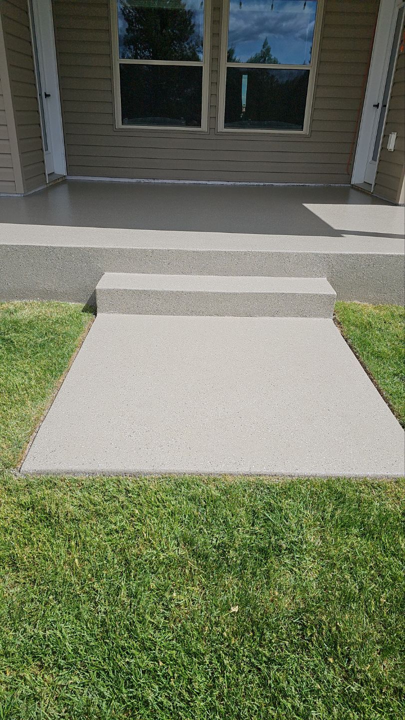Patio Transformation using Santa Fe Hybrid by Croc Coatings, LLC