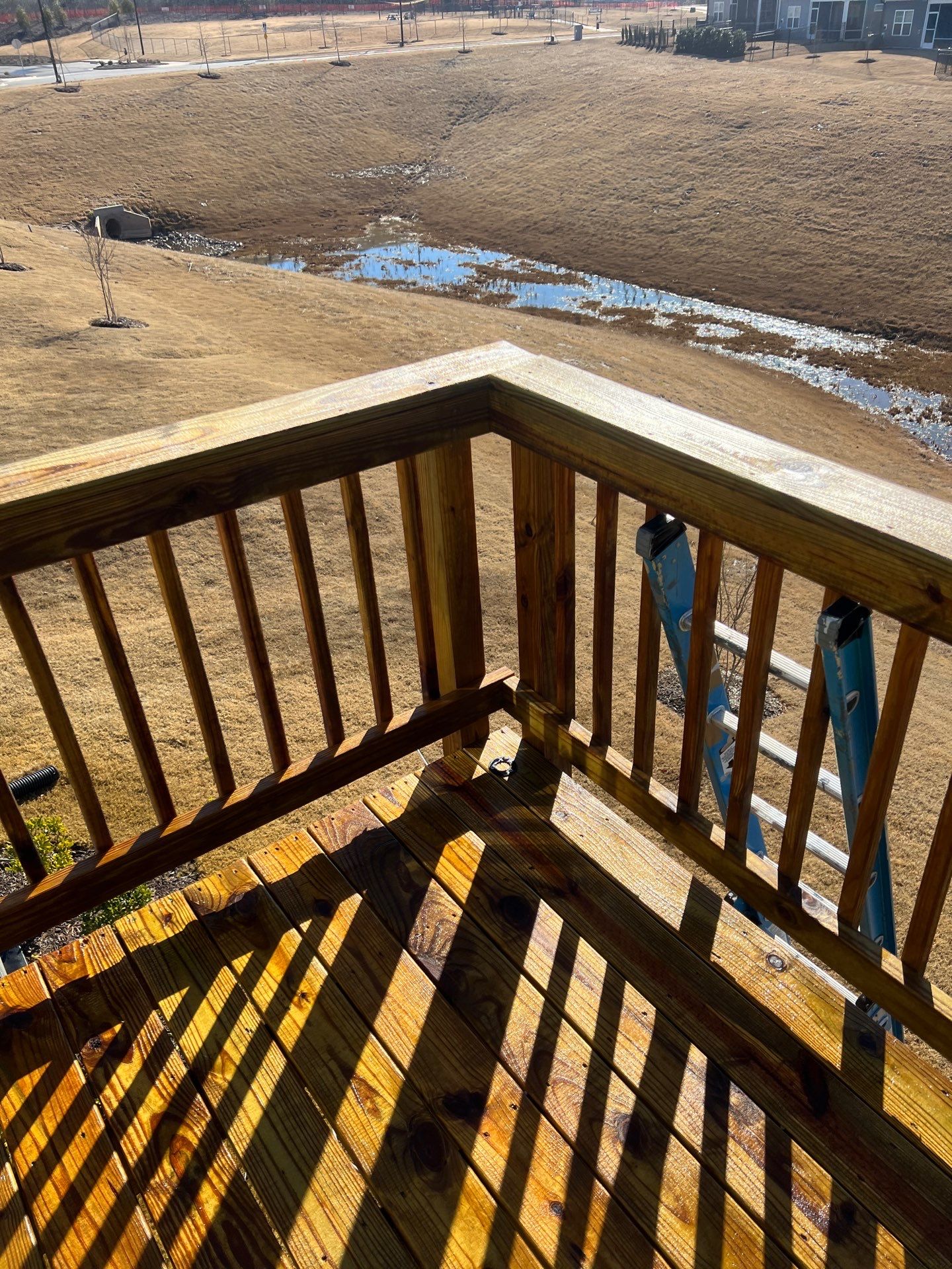 Coated Deck using Wood Sealant by DuraSeal