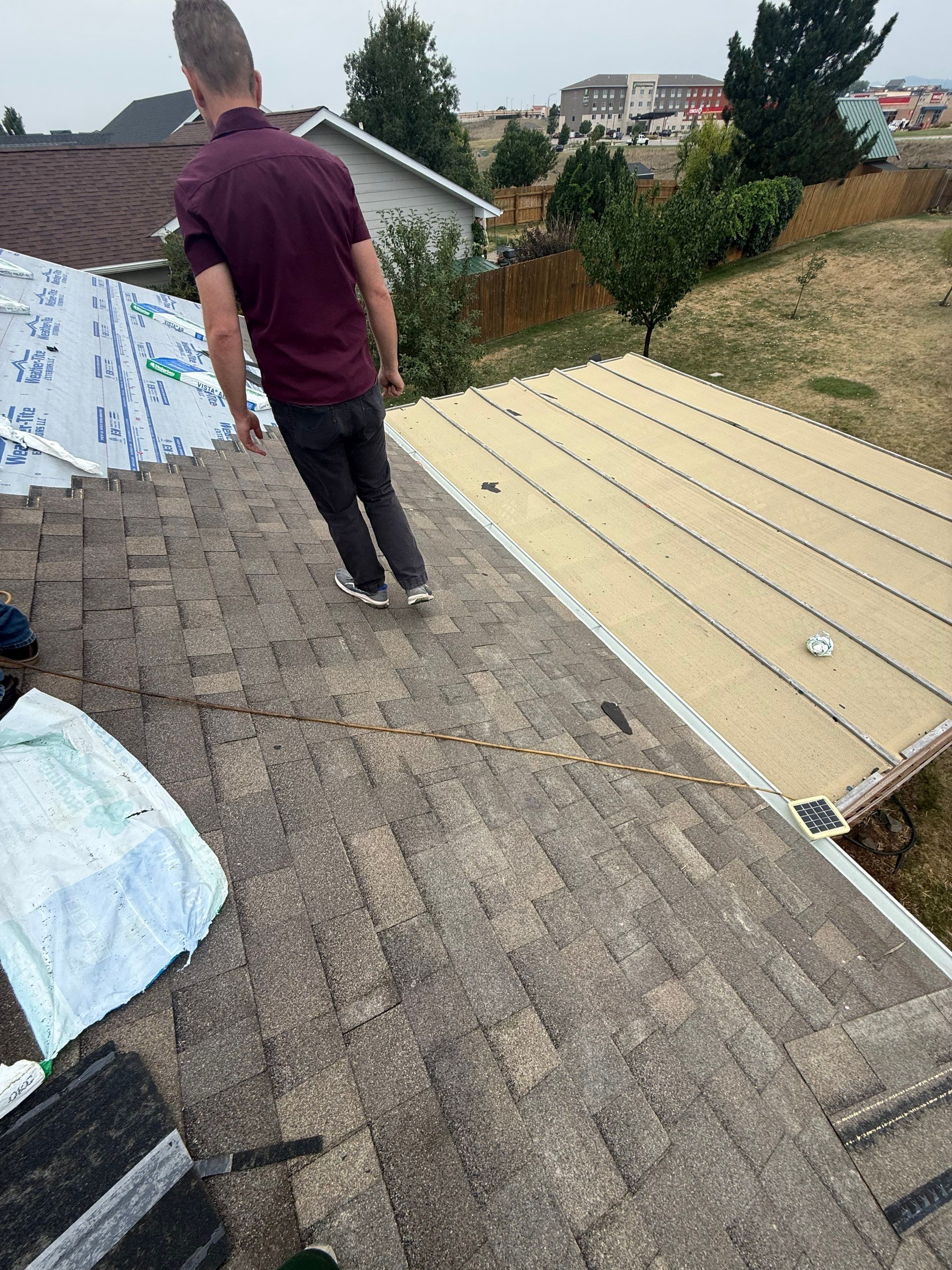 Malarkey Vista Shingle install in high wind neighborhood. by Weather-Tite Exteriors LLC