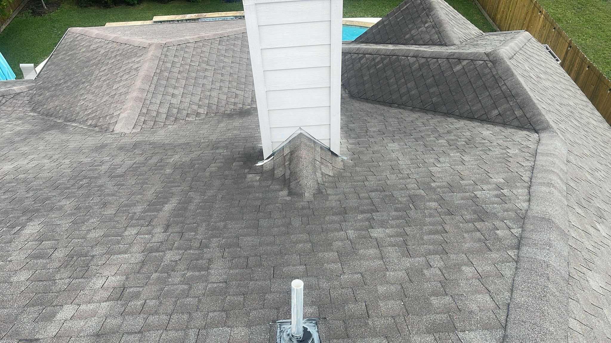 Hail Damage using Owen's Corning Duration (Lifetime) Shingles by Roof Repair Company