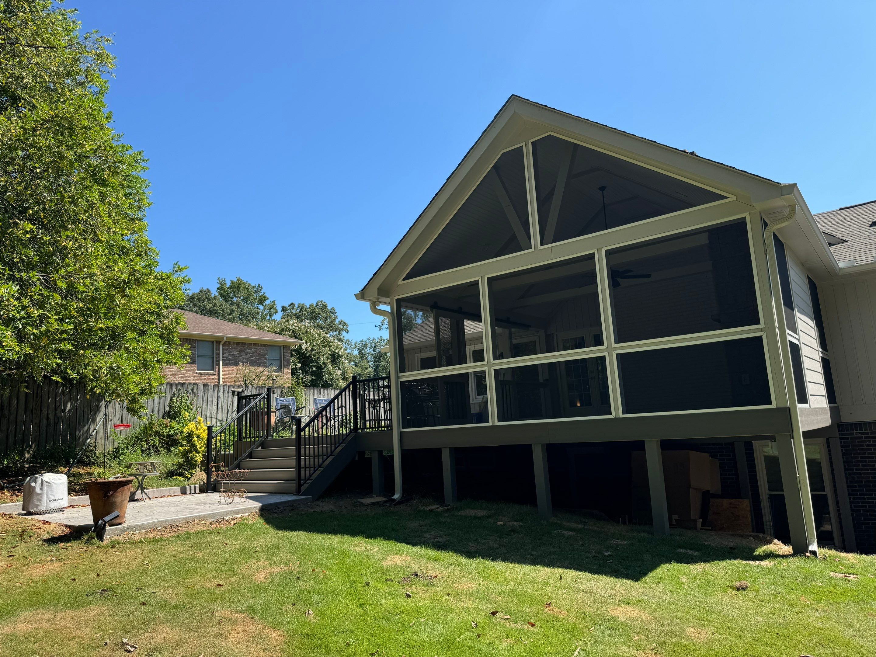 Burntleaf - Screen Porch by Pillar and Pine
