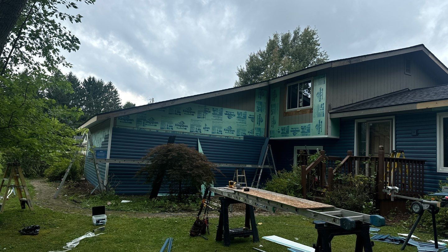 Siding Replacement using Alside D4 1/2" Dutchlap by 180 Contractors
