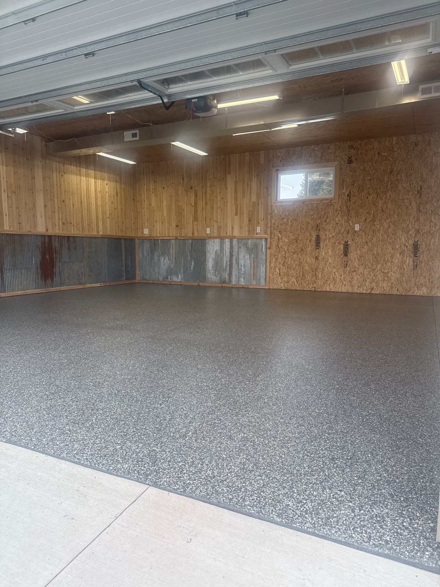 Silvercreek Flake on this Beautiful Transformation by Revival Concrete Coatings