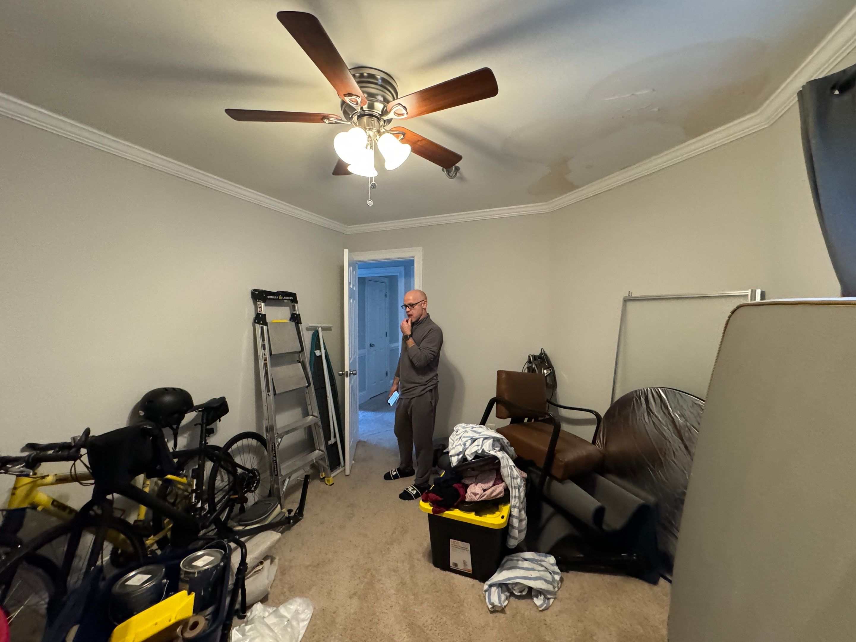 Water Damage Repair due to roof leak by Baxter Professional LLC