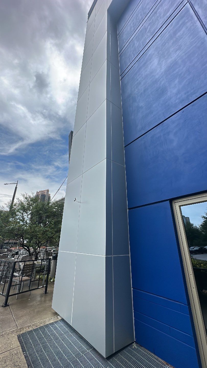 Exterior Installation using ACM Composite Panels by Infinity Metal Systems