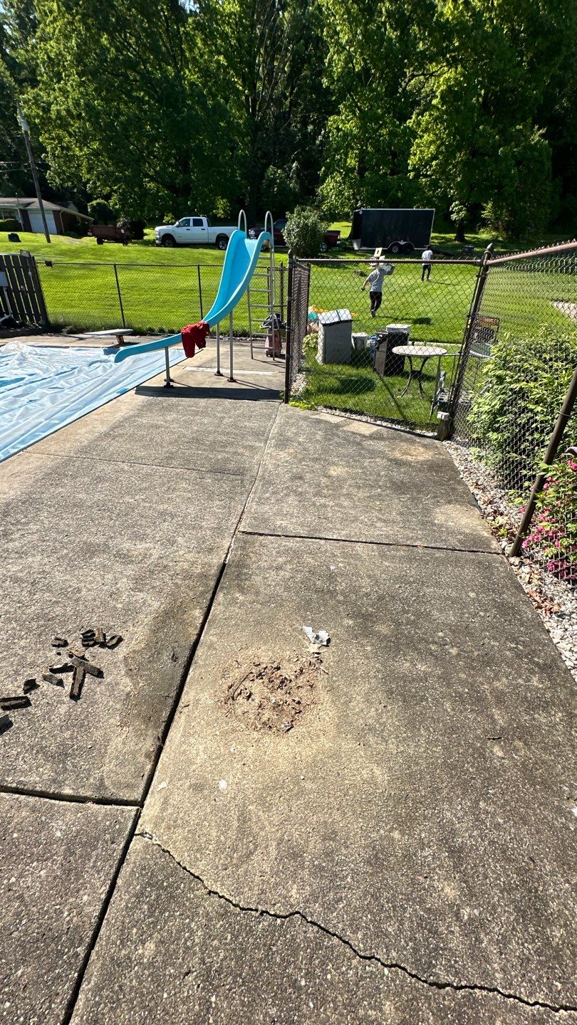 Pool Deck + Steps + Porch Project in JEANNETTE by Floors in a Day, Inc