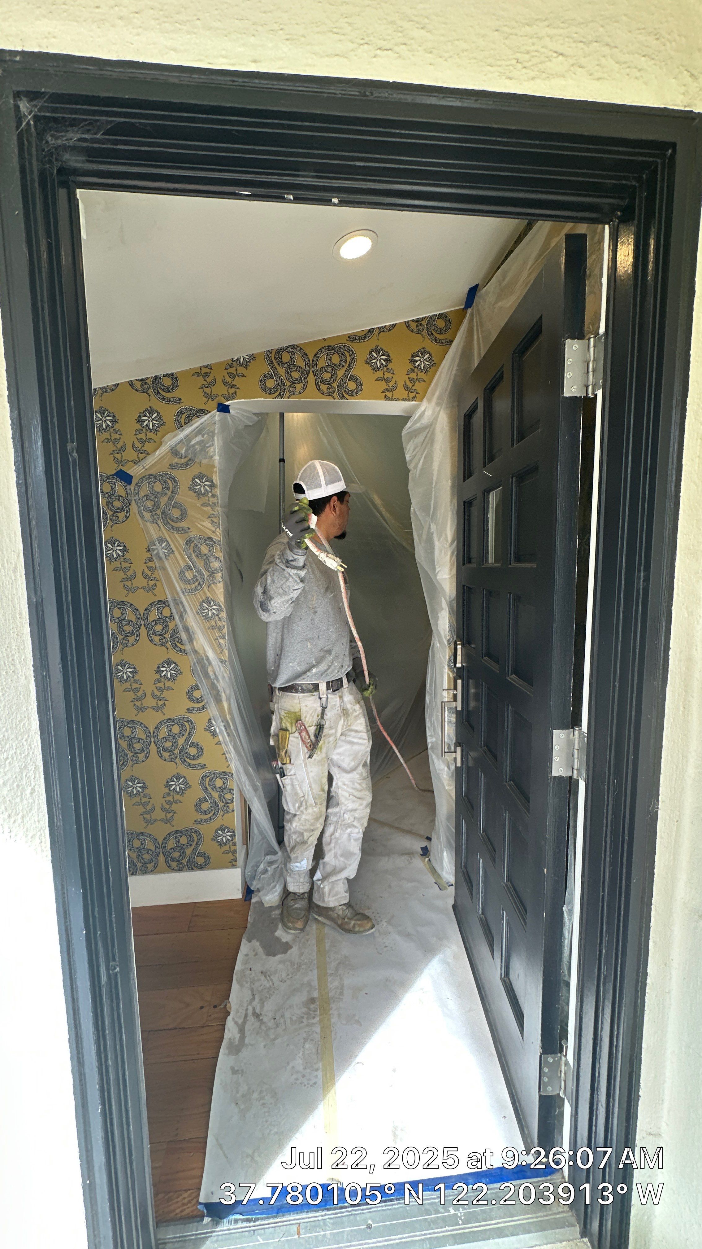 Custom Cabinet Painting  by Herrera’s Bay Area Painting inc.