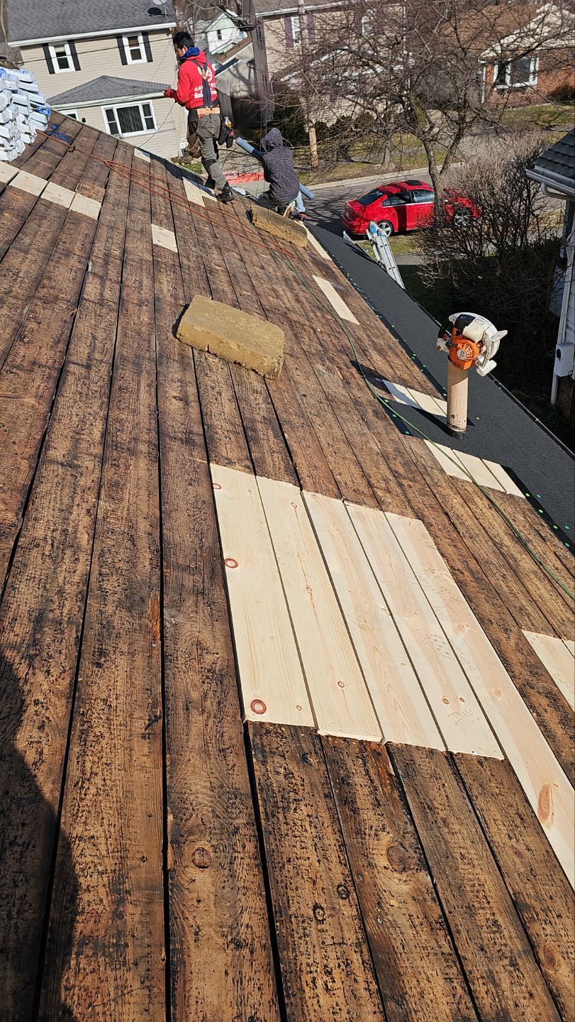 Atlas Pinnacle, Color: Morning Harvest, Drip Edge: Royal Brown by Eagle Eye Roofing