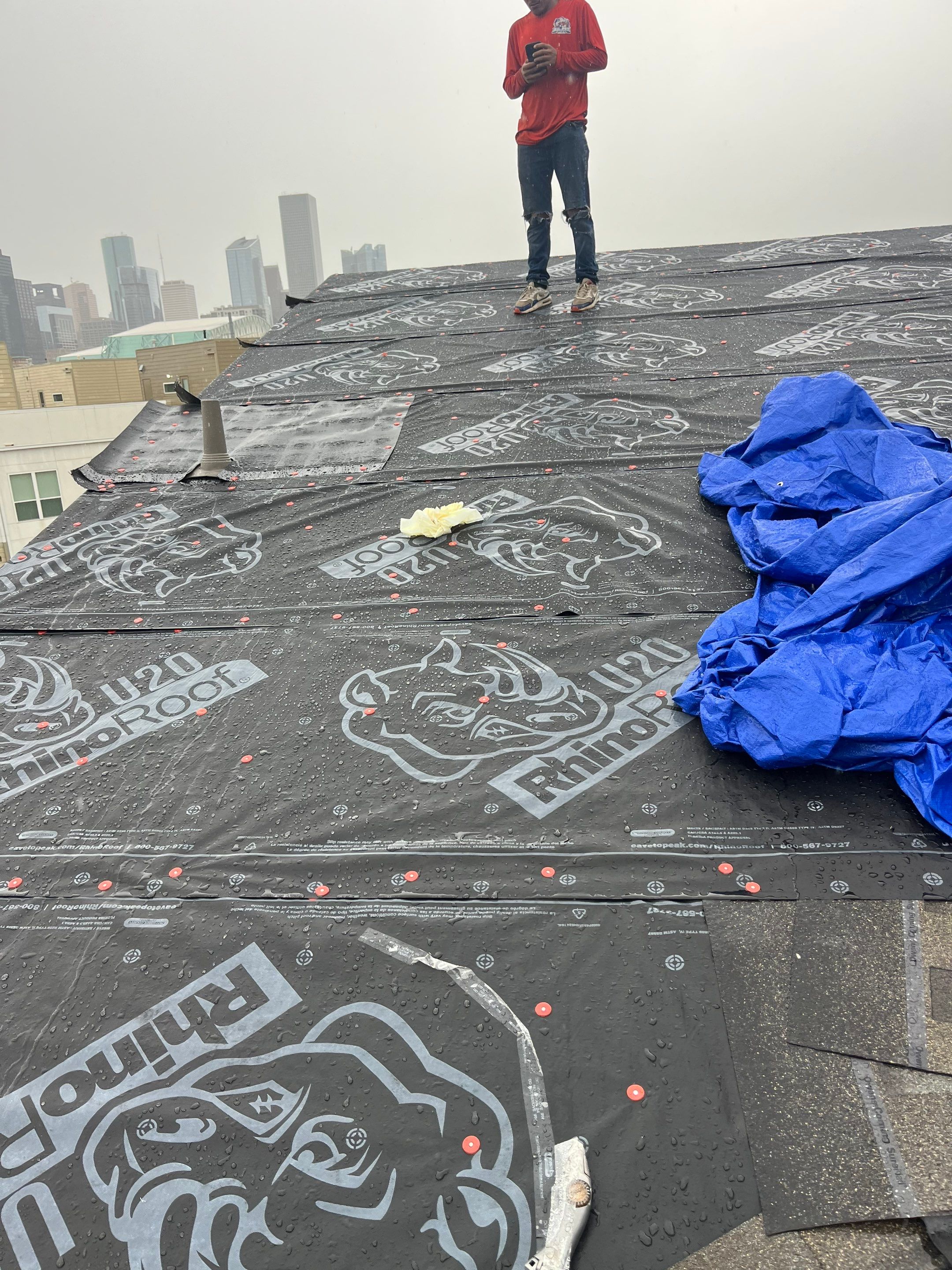 Residential Roofing Installation using Owen's Corning Duration (Lifetime) Shingles by Roof Repair Company