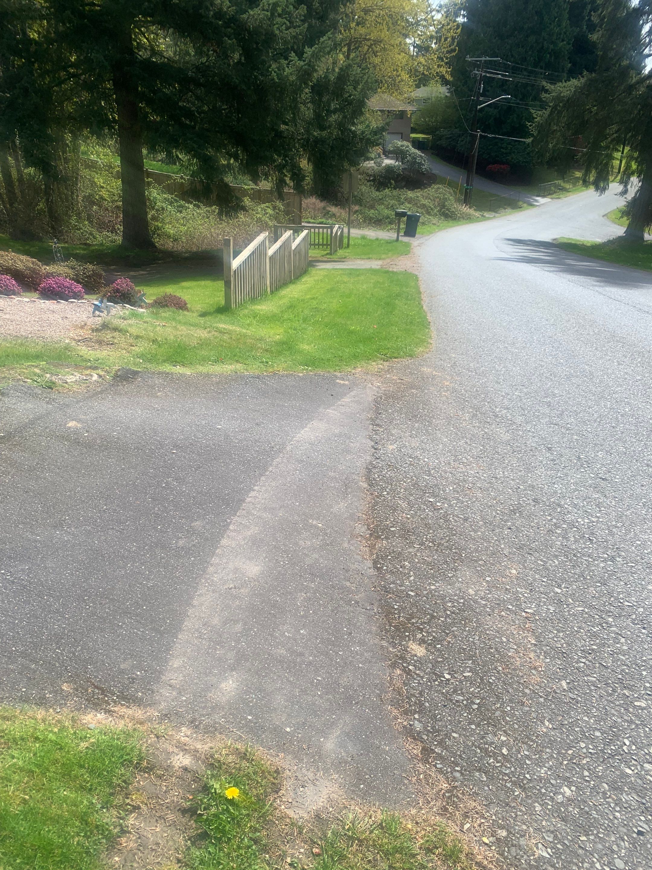 Modern Entry Fence by Jireh Asphalt & Concrete Inc 